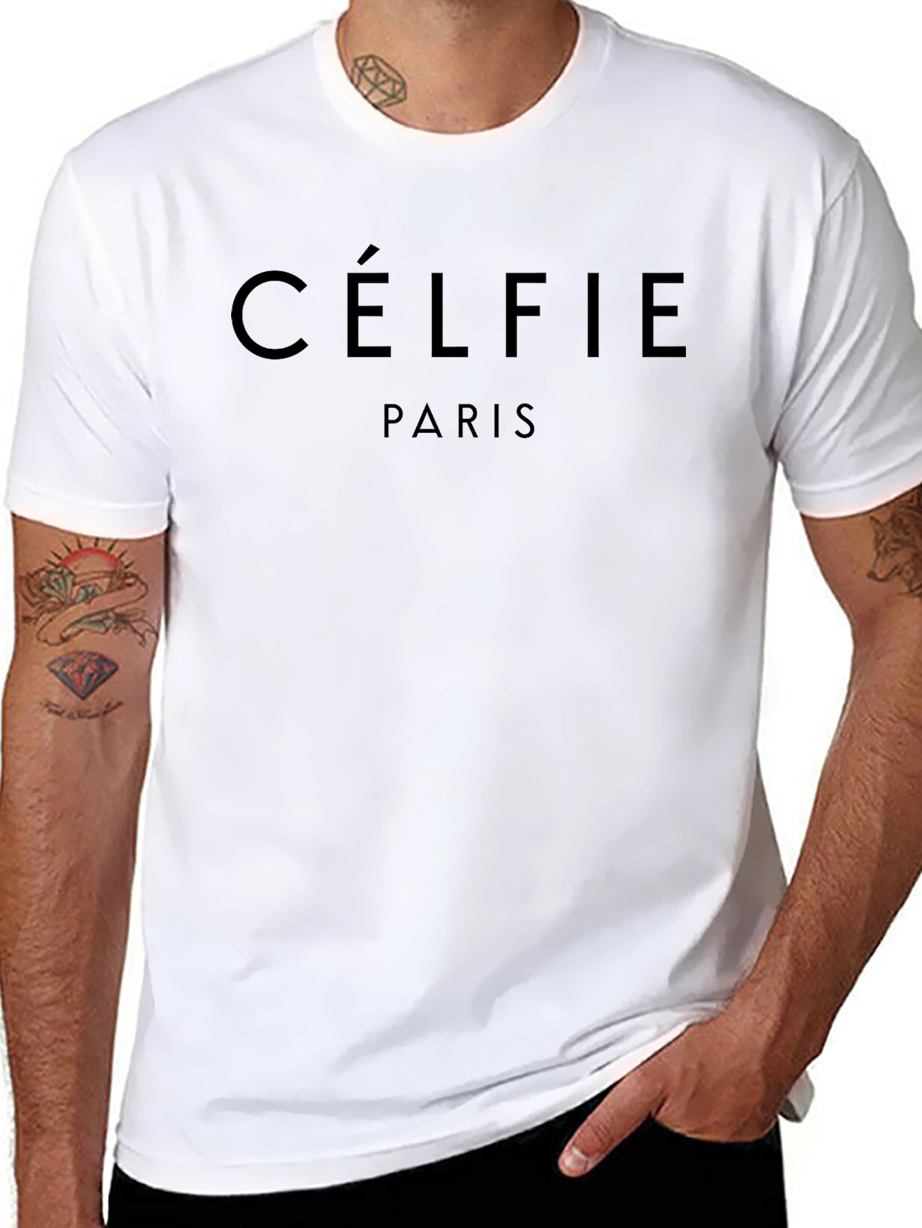 Celfie Paris Graphic Tee - Modern Casual Style