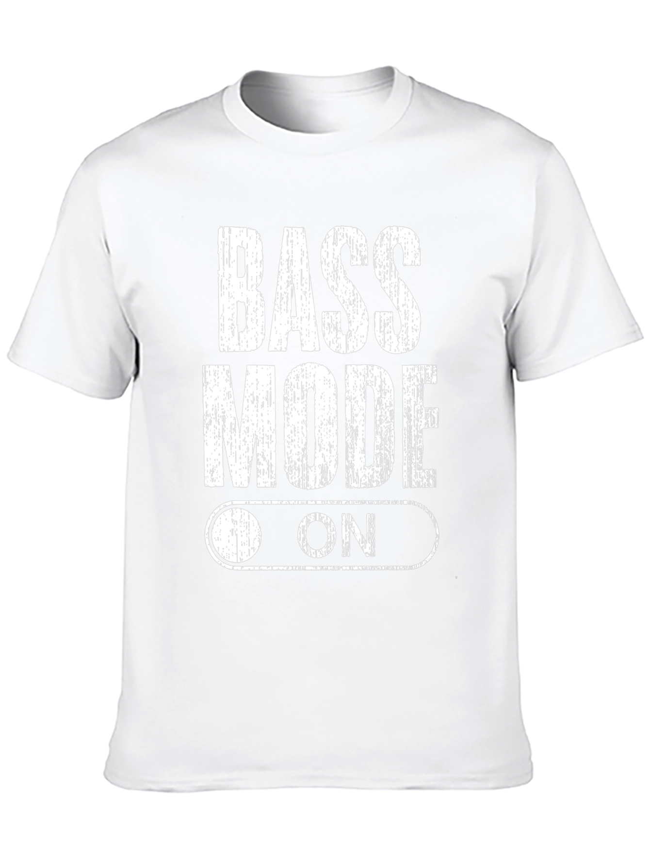 Bass Mode On Black Graphic Tee Shirt