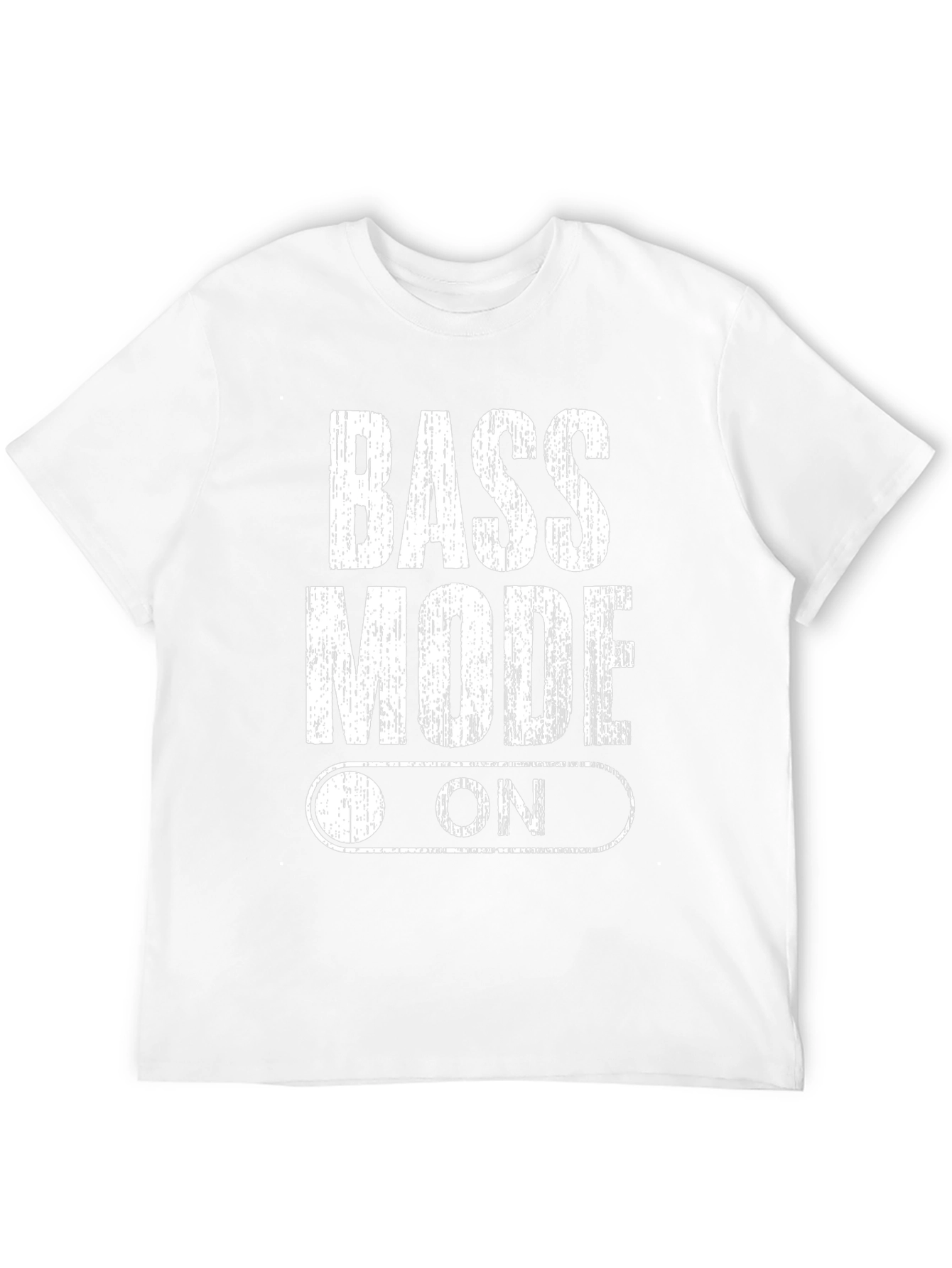 Bass Mode On Black Graphic Tee Shirt