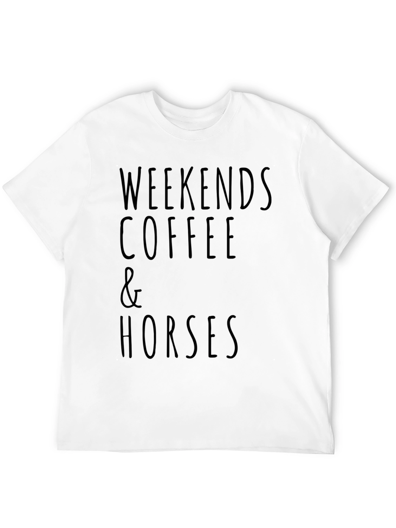 Weekends Coffee & Horses Graphic Tee