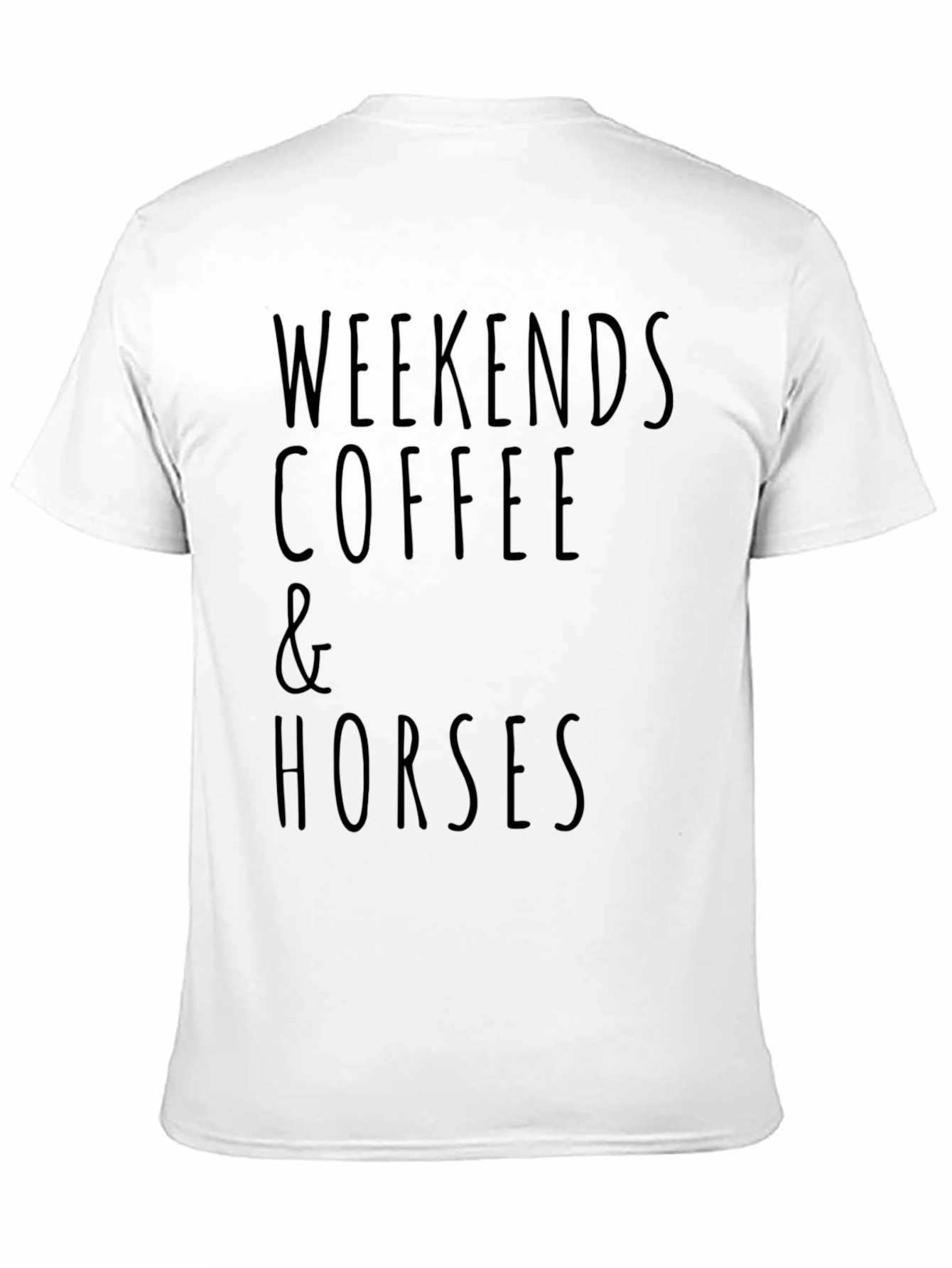 Weekends Coffee & Horses Graphic Tee