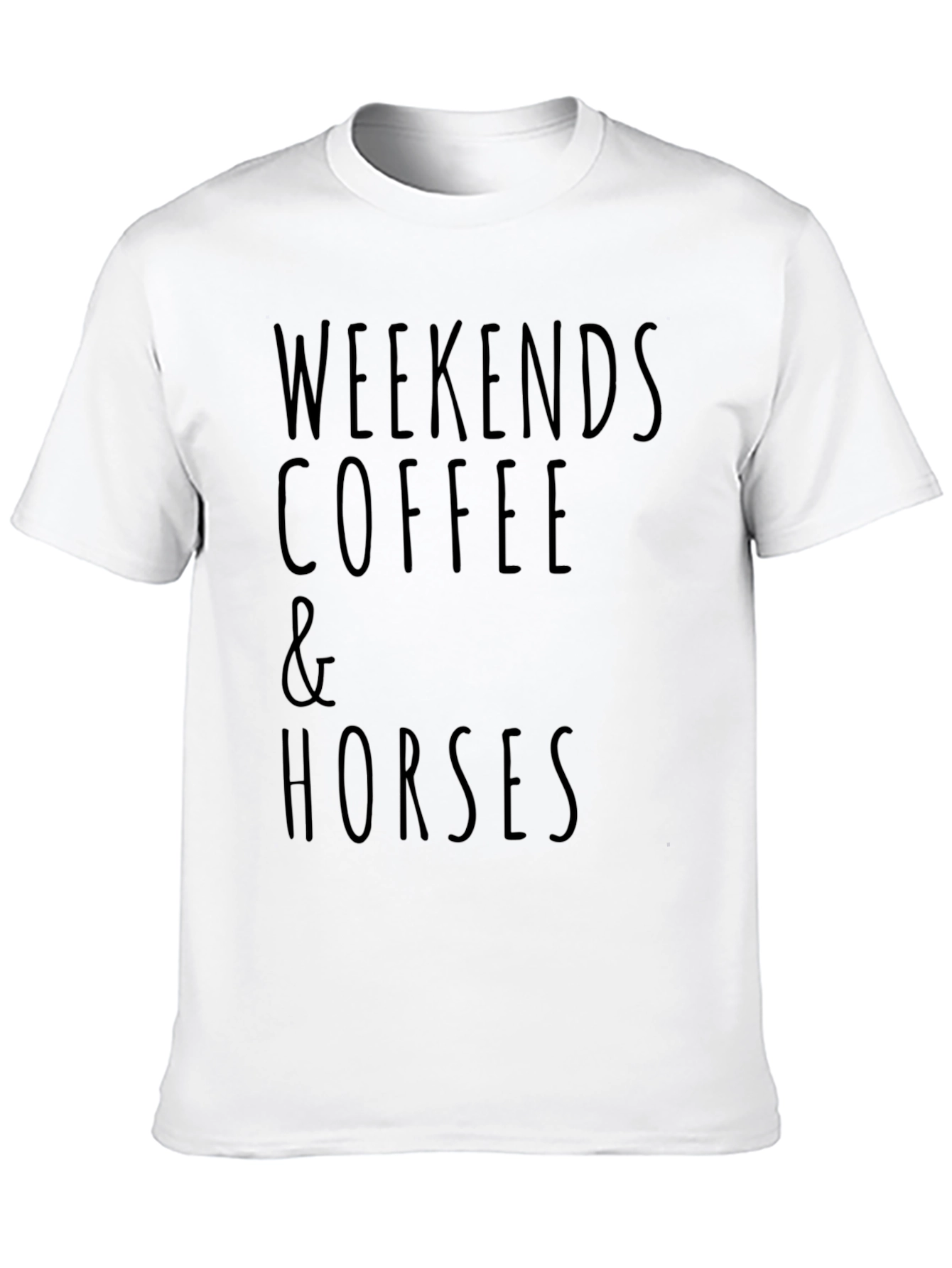 Weekends Coffee & Horses Graphic Tee