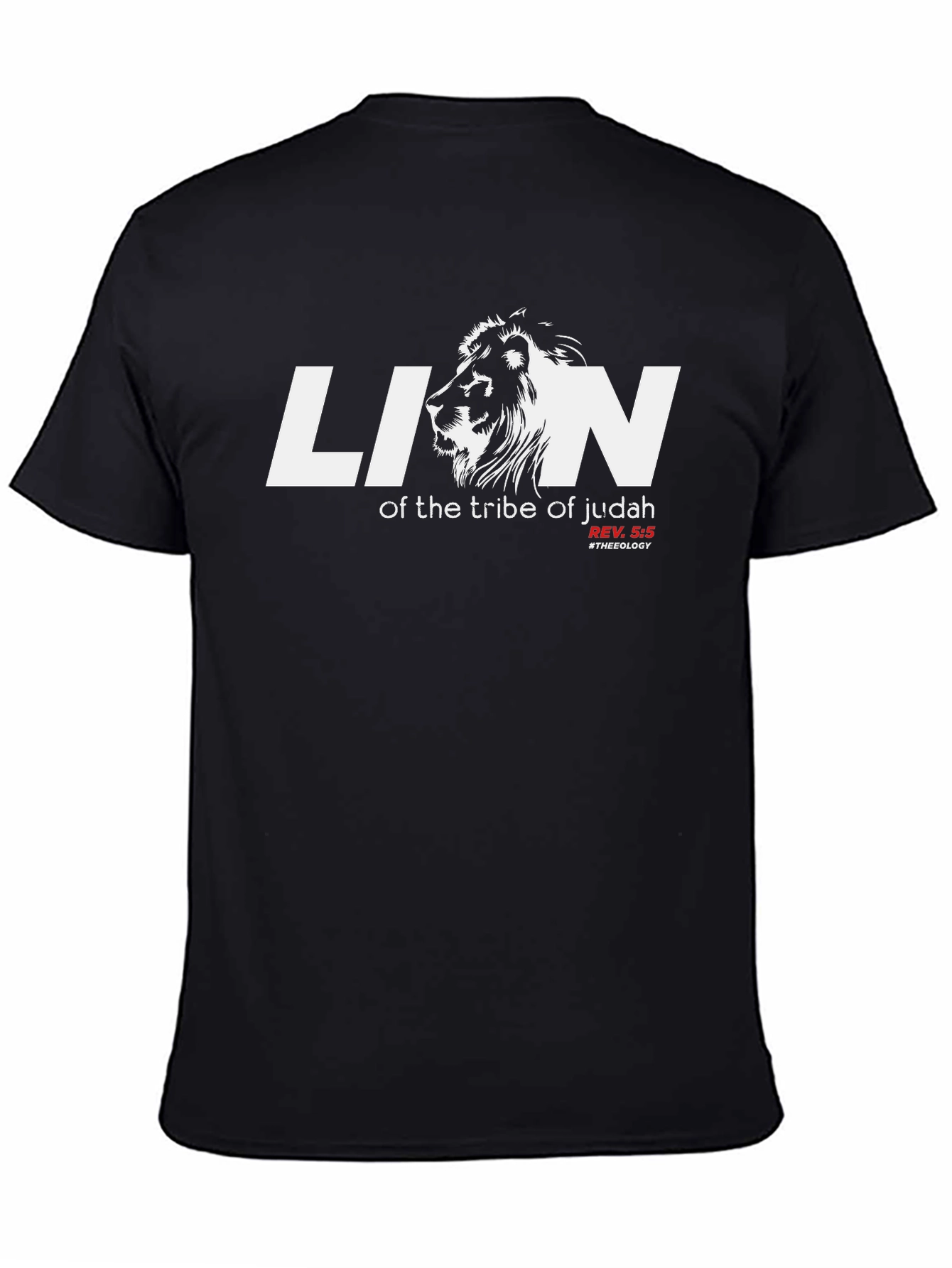 Lion of Judah Christian T-Shirt - Black