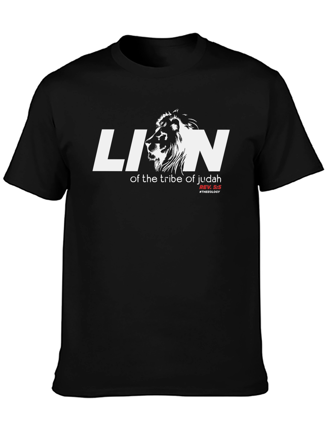 Lion of Judah Christian T-Shirt - Black