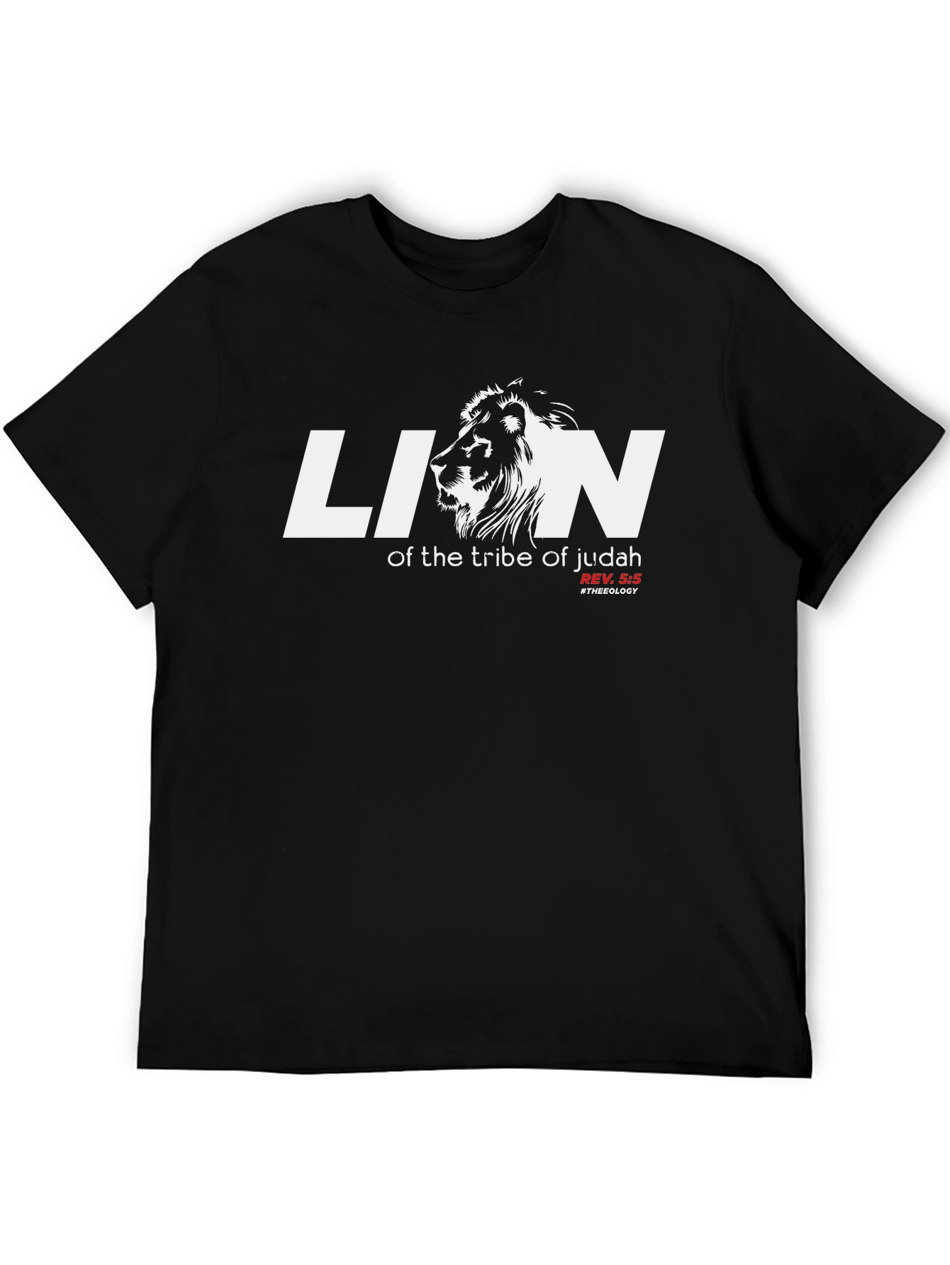Lion of Judah Christian T-Shirt - Black