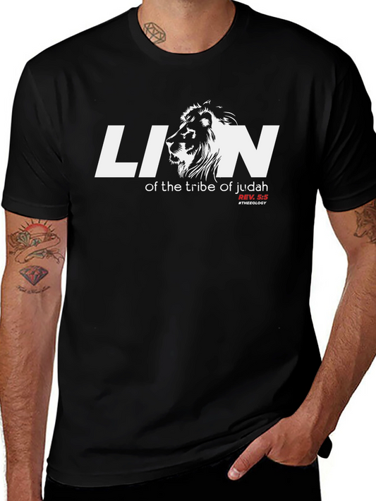 Lion of Judah Christian T-Shirt - Black