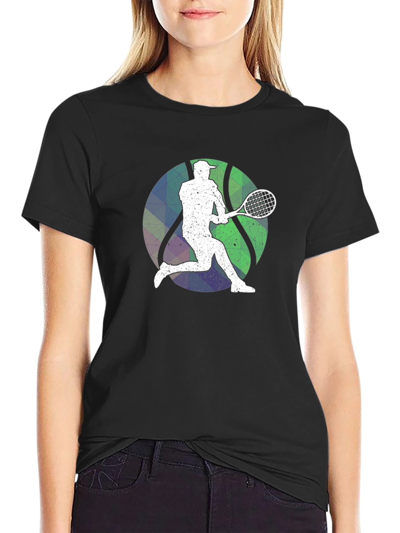 Tennis Player Graphic T-Shirt