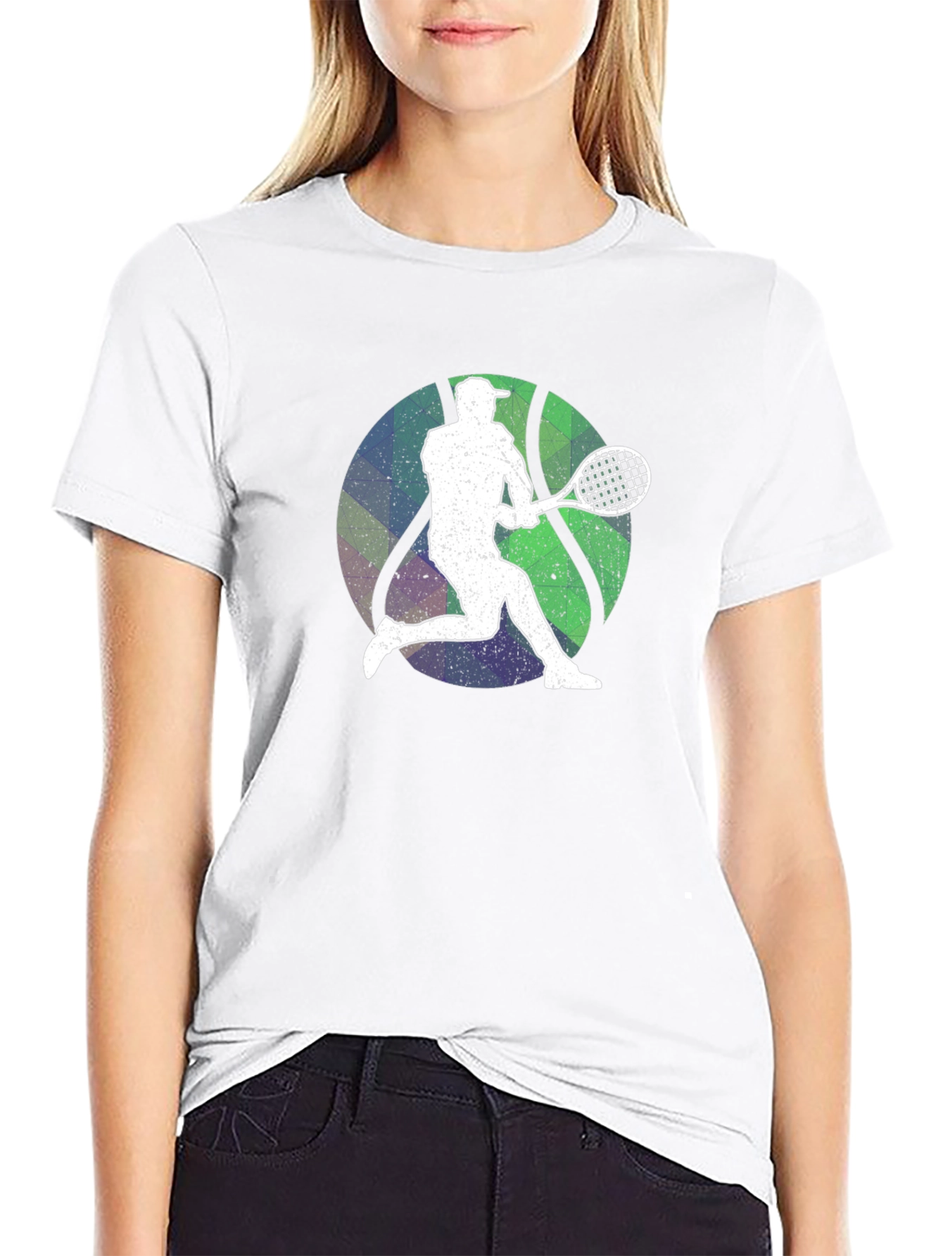 Tennis Player Graphic T-Shirt