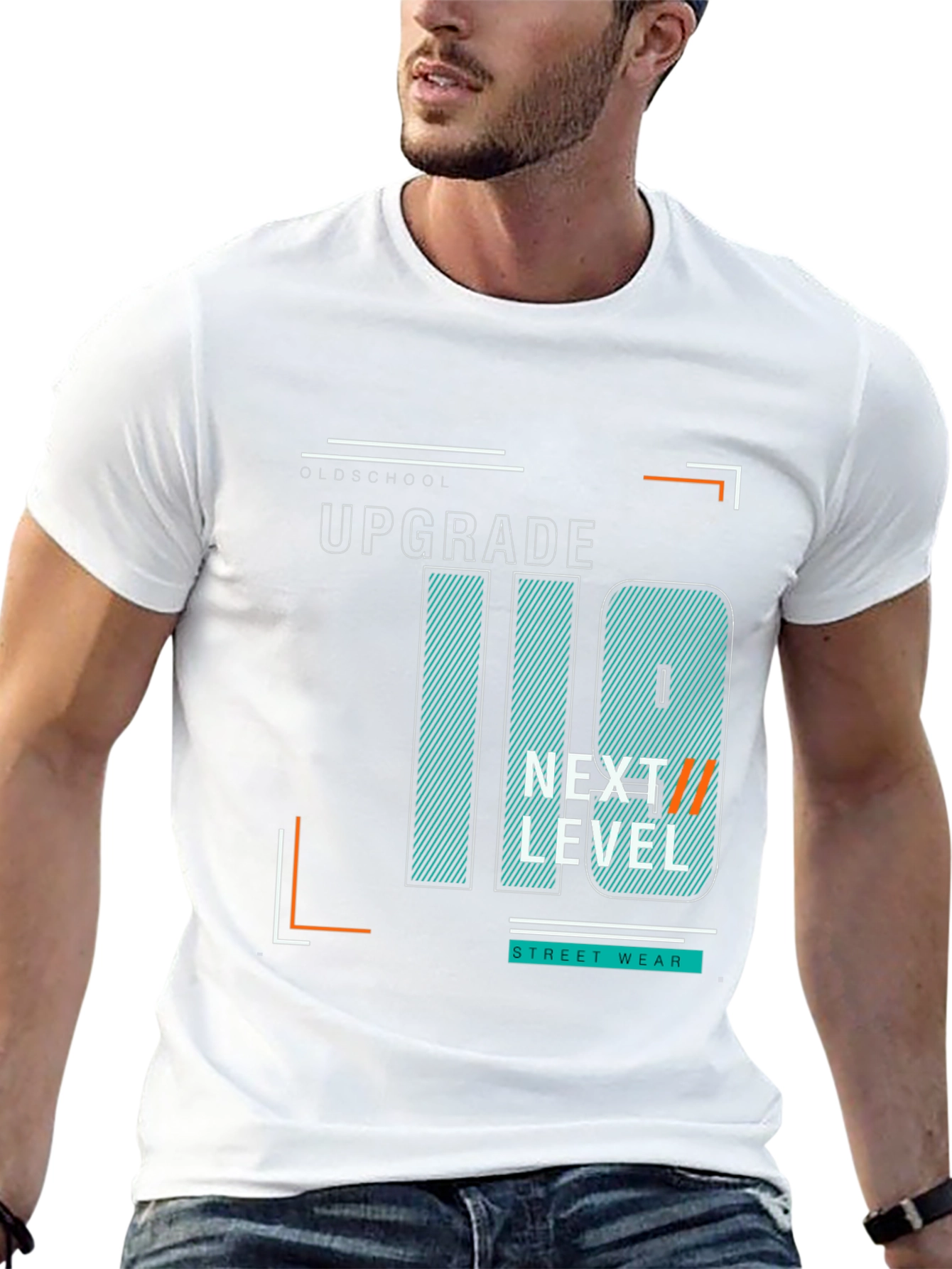Upgrade Black Graphic Tee