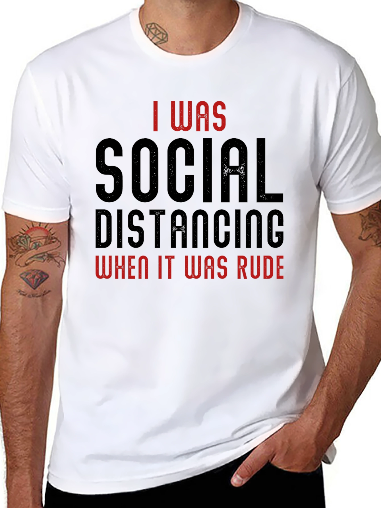 Social Distancing Humor T-Shirt