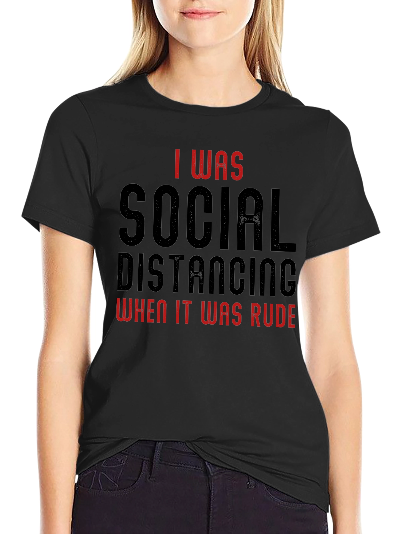 Social Distancing Humor T-Shirt