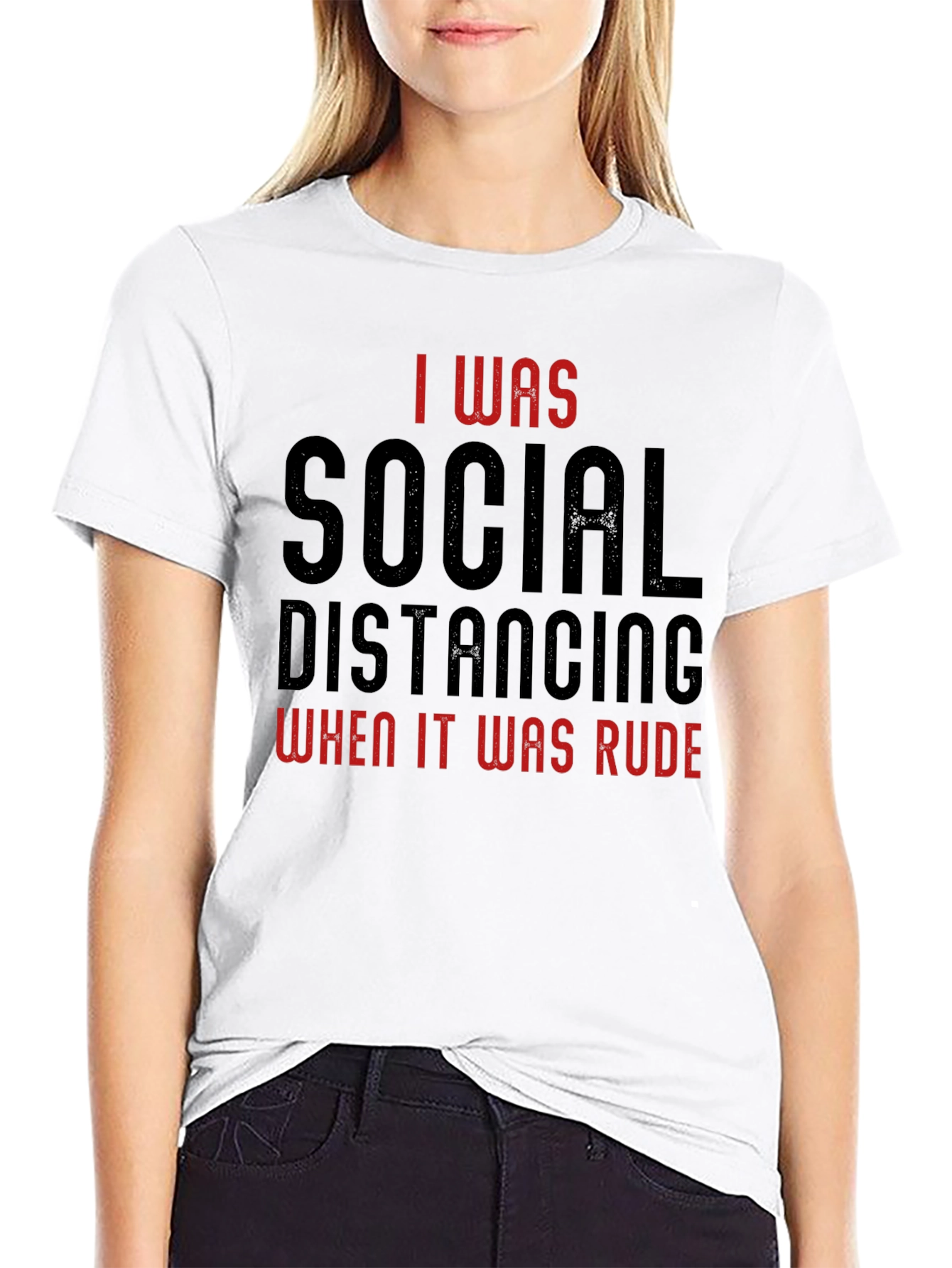 Social Distancing Humor T-Shirt