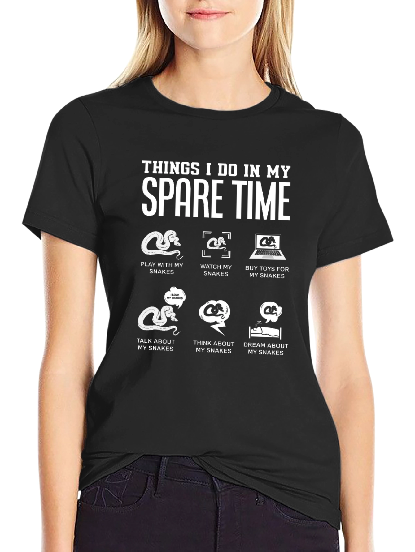 Spare Time Snake Lover T-Shirt