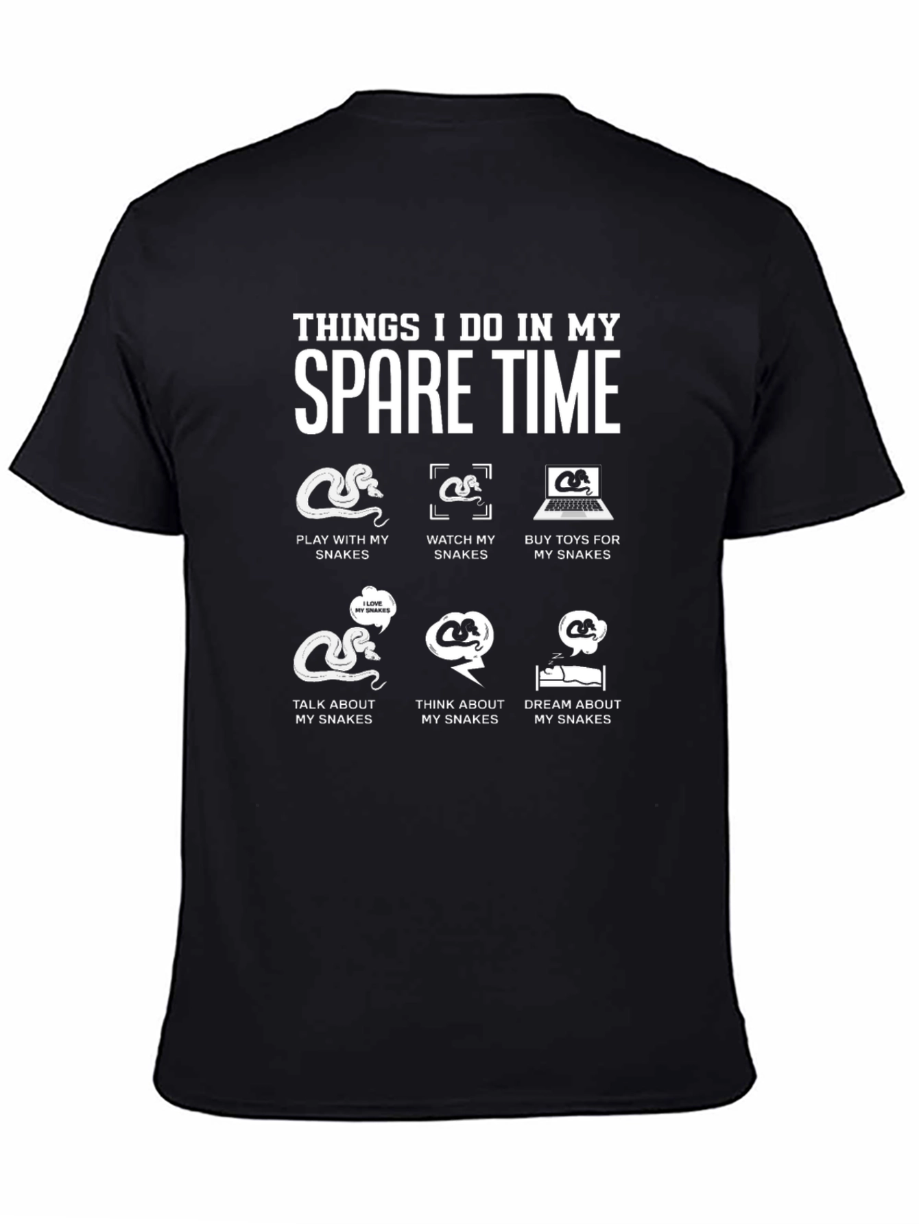 Spare Time Snake Lover T-Shirt