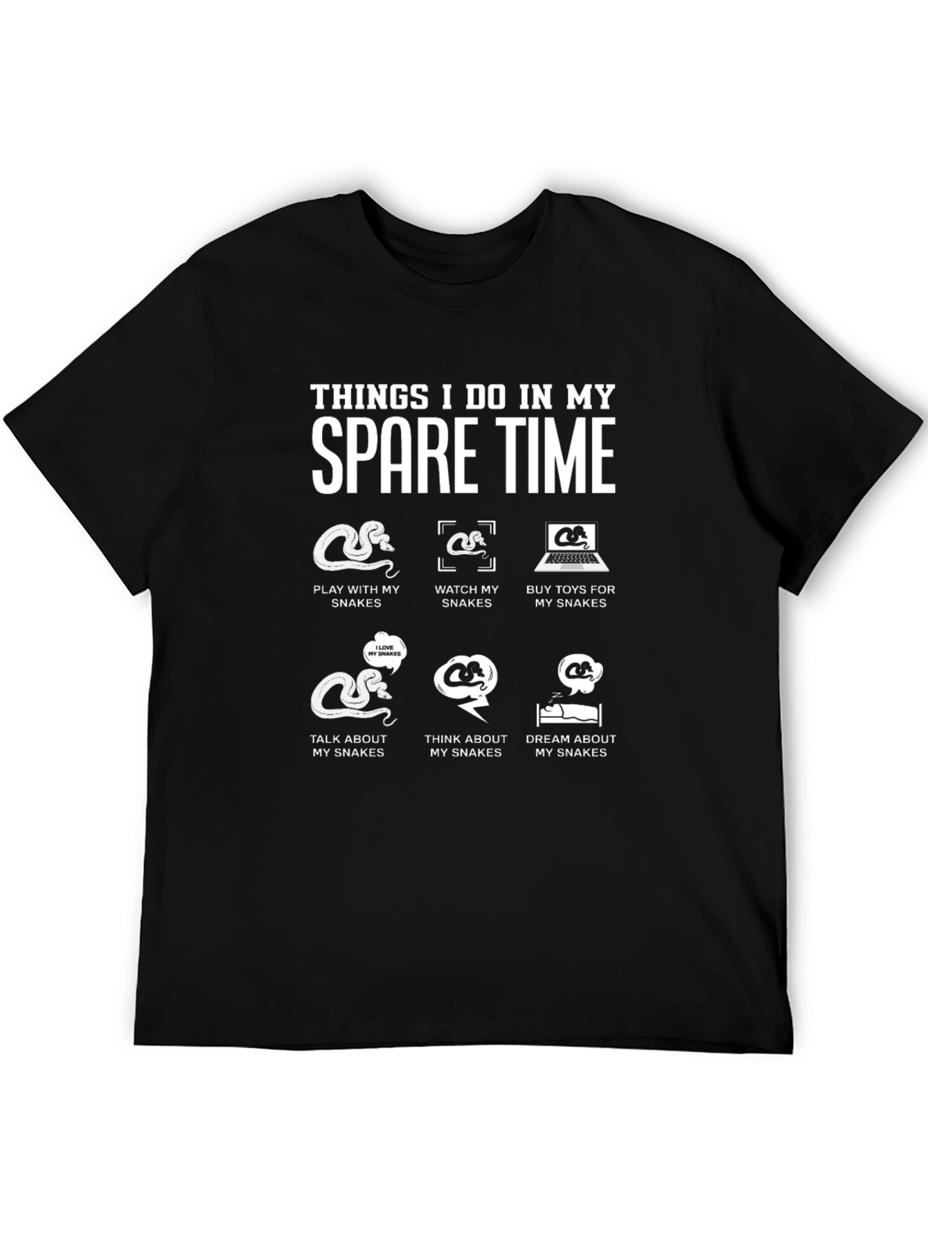 Spare Time Snake Lover T-Shirt