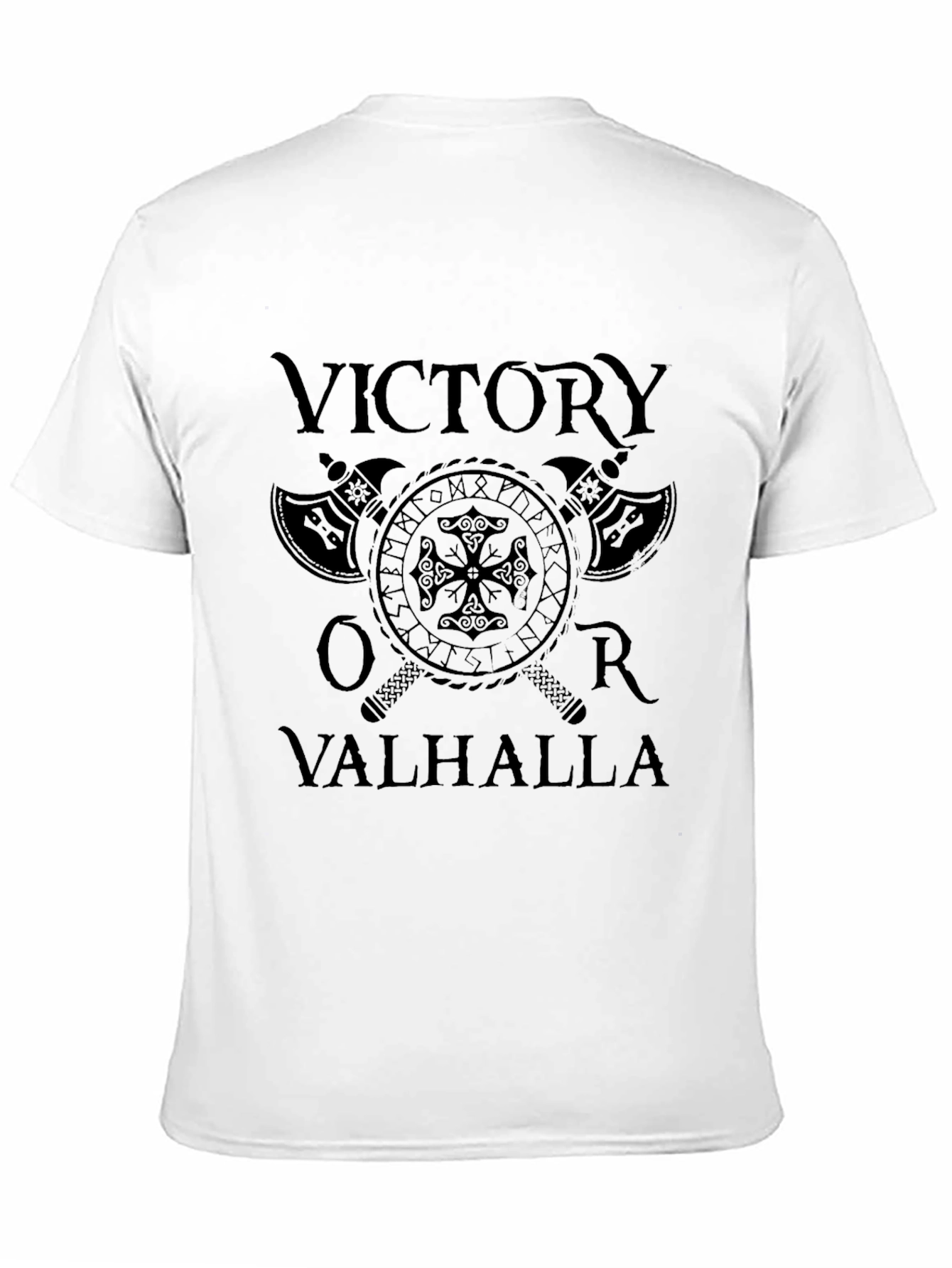 Victory or Valhalla Viking Graphic T-Shirt