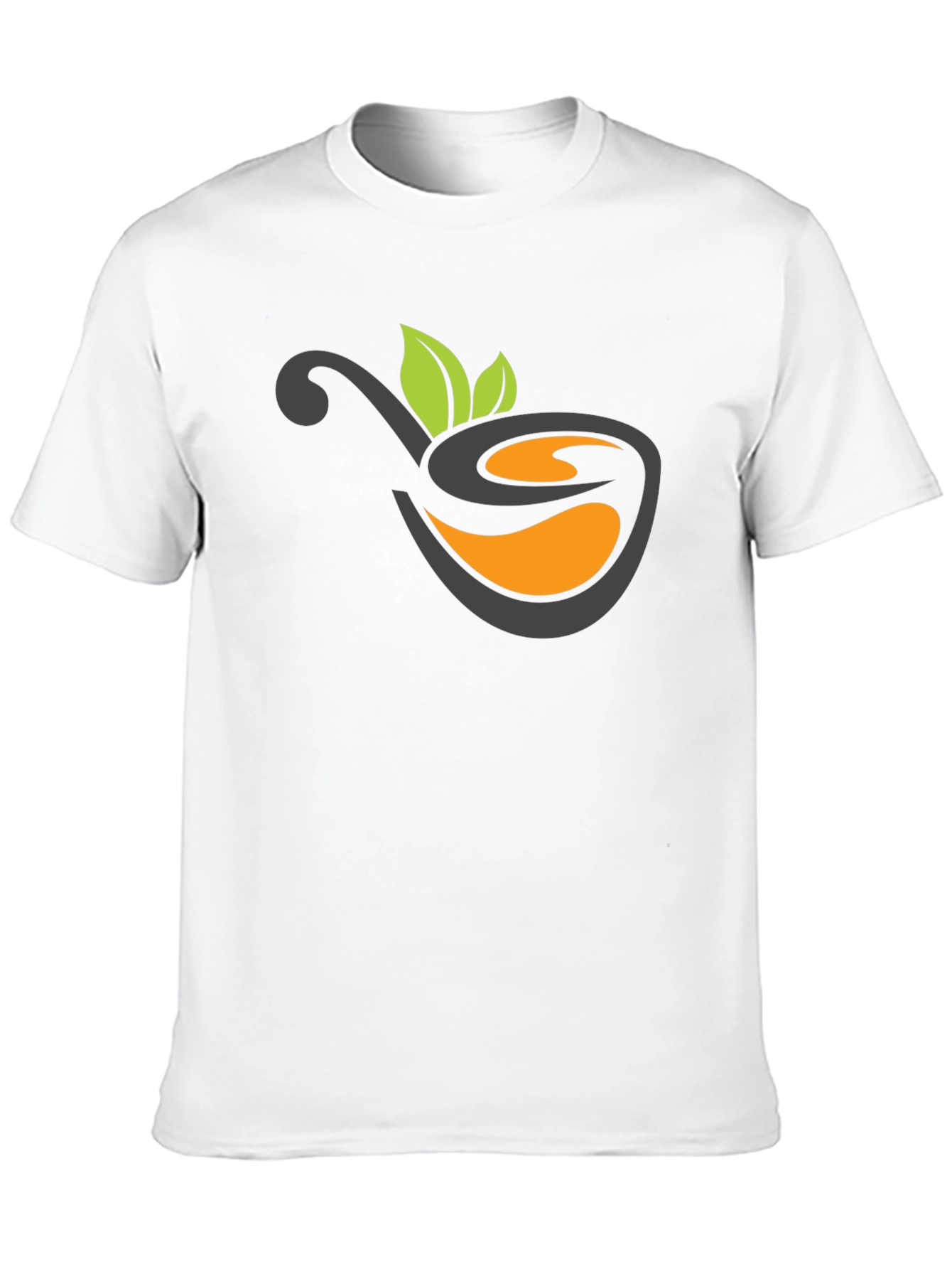 Nature Tea Logo Black T-Shirt