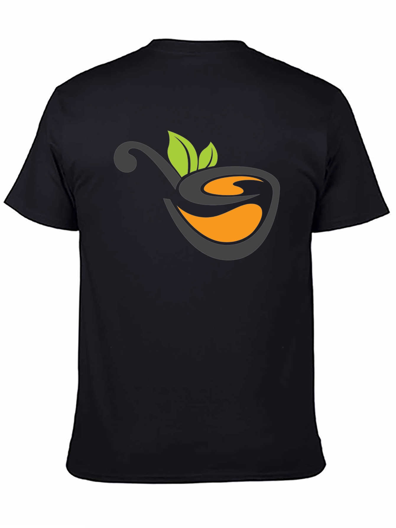 Nature Tea Logo Black T-Shirt