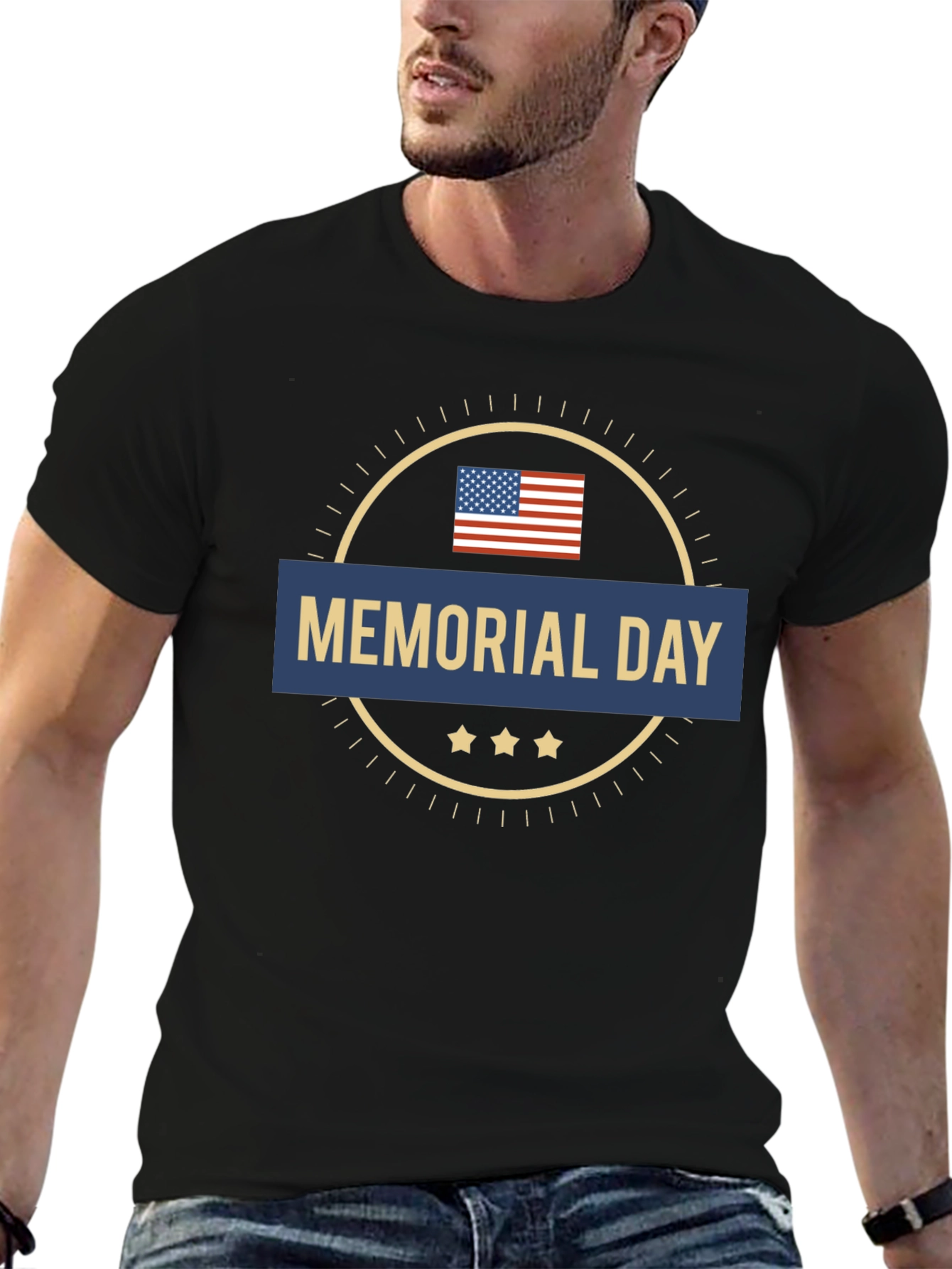Memorial Day Graphic Tee - Patriotic T-Shirt