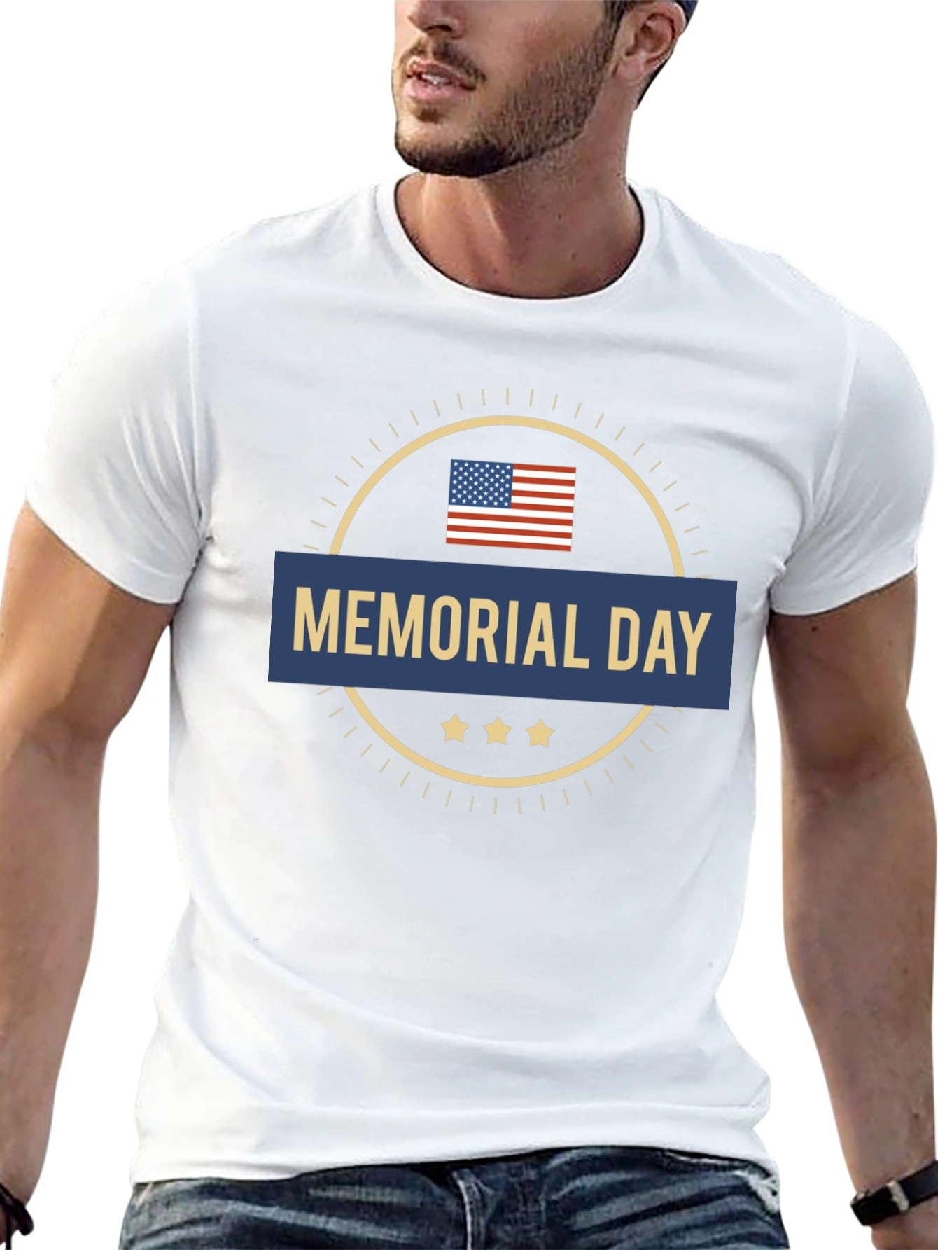 Memorial Day Graphic Tee - Patriotic T-Shirt