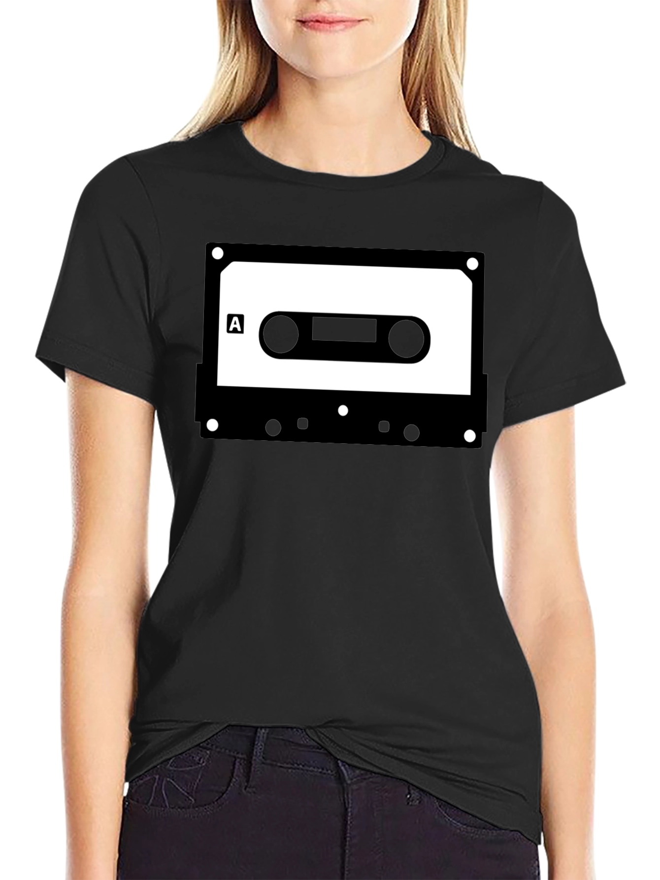 Retro Cassette Tape Graphic Tee - Classic Audio Cool