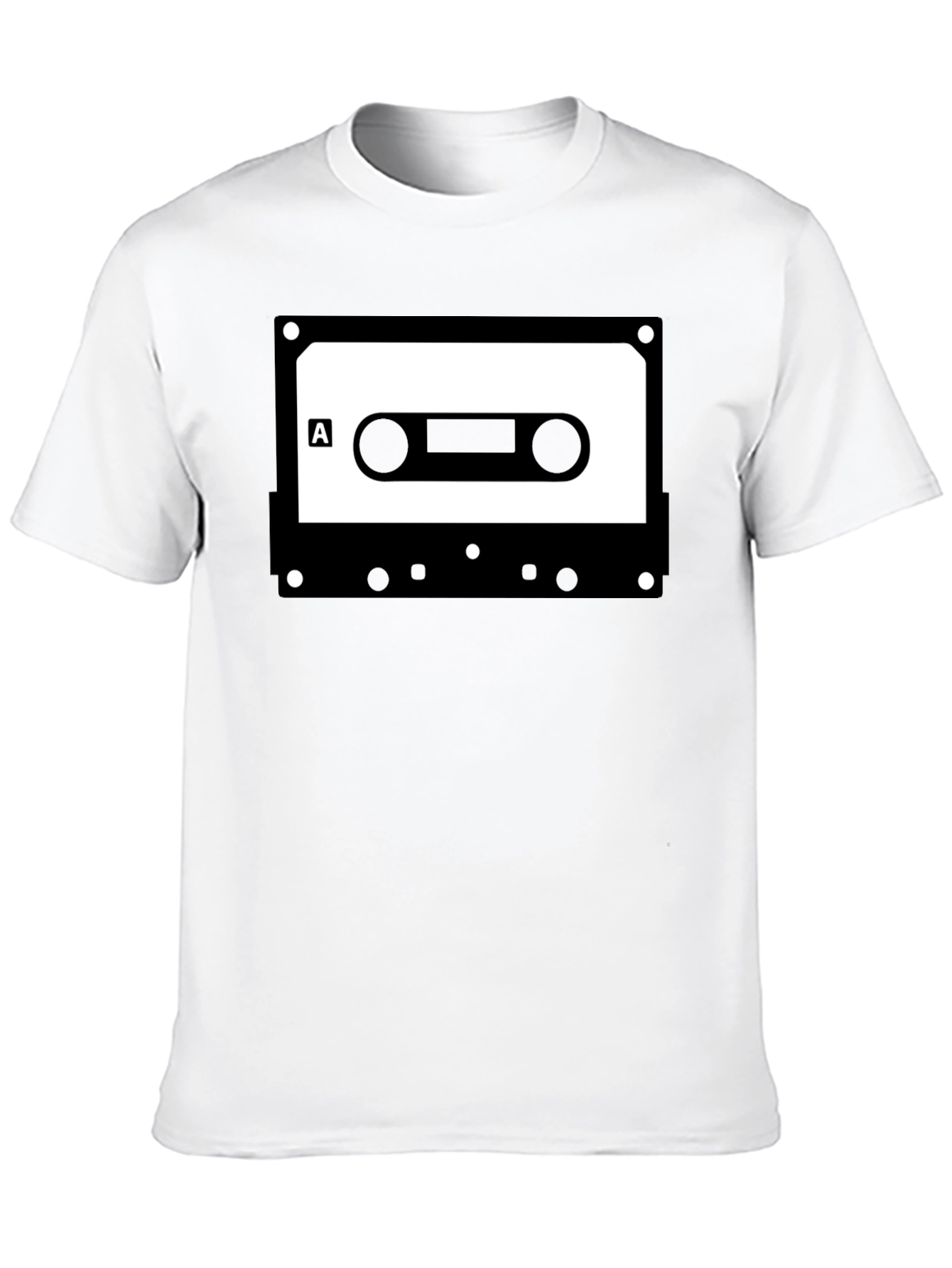 Retro Cassette Tape Graphic Tee - Classic Audio Cool