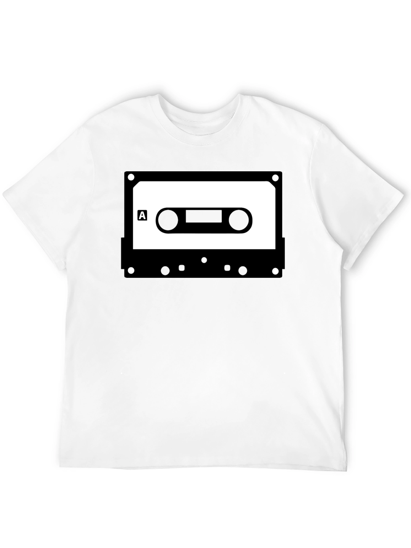 Retro Cassette Tape Graphic Tee - Classic Audio Cool