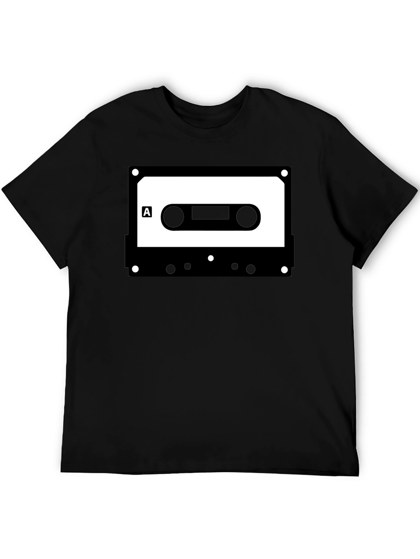 Retro Cassette Tape Graphic Tee - Classic Audio Cool