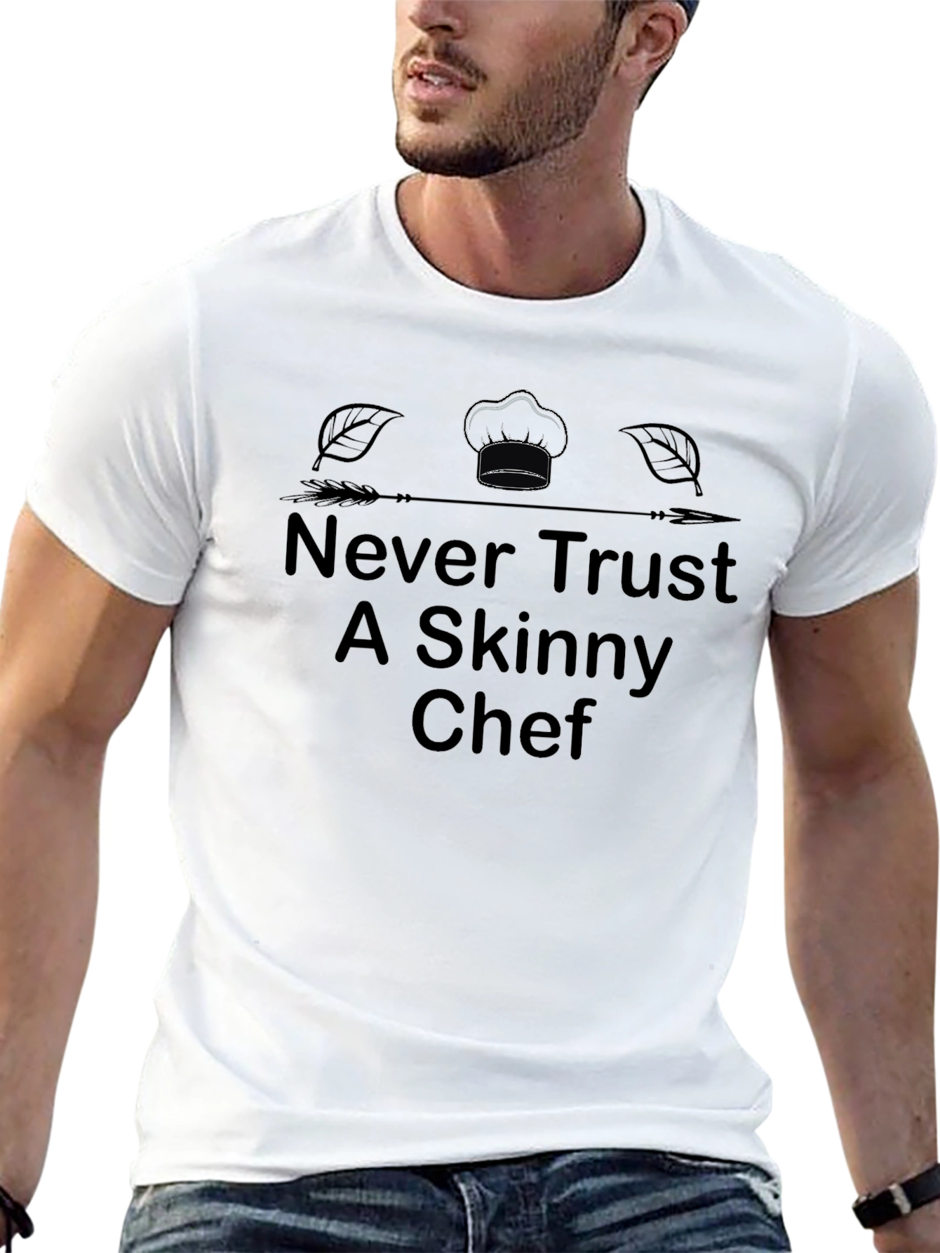 Never Trust a Skinny Chef Graphic Tee
