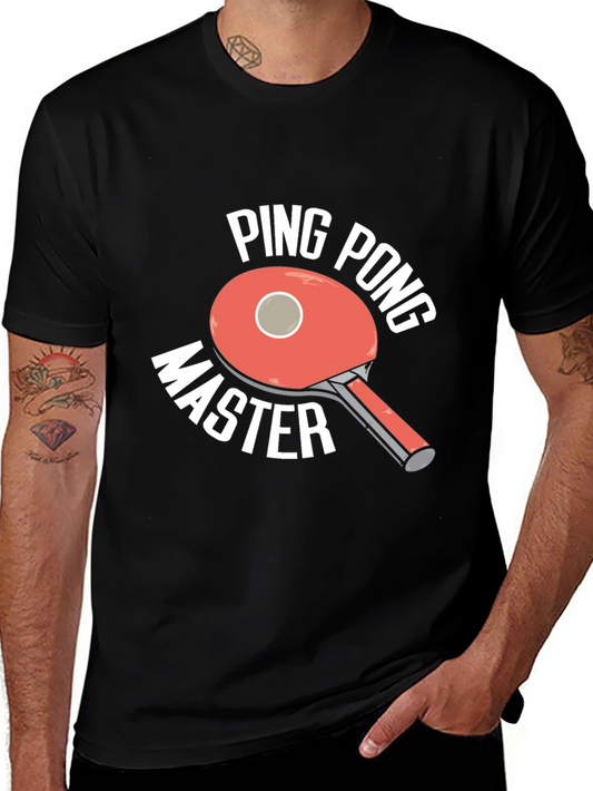 Ping Pong Master T-Shirt - Table Tennis Graphic Tee