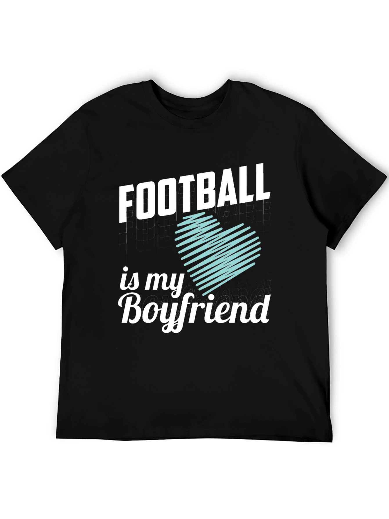 Football Is My Boyfriend Graphic Tee