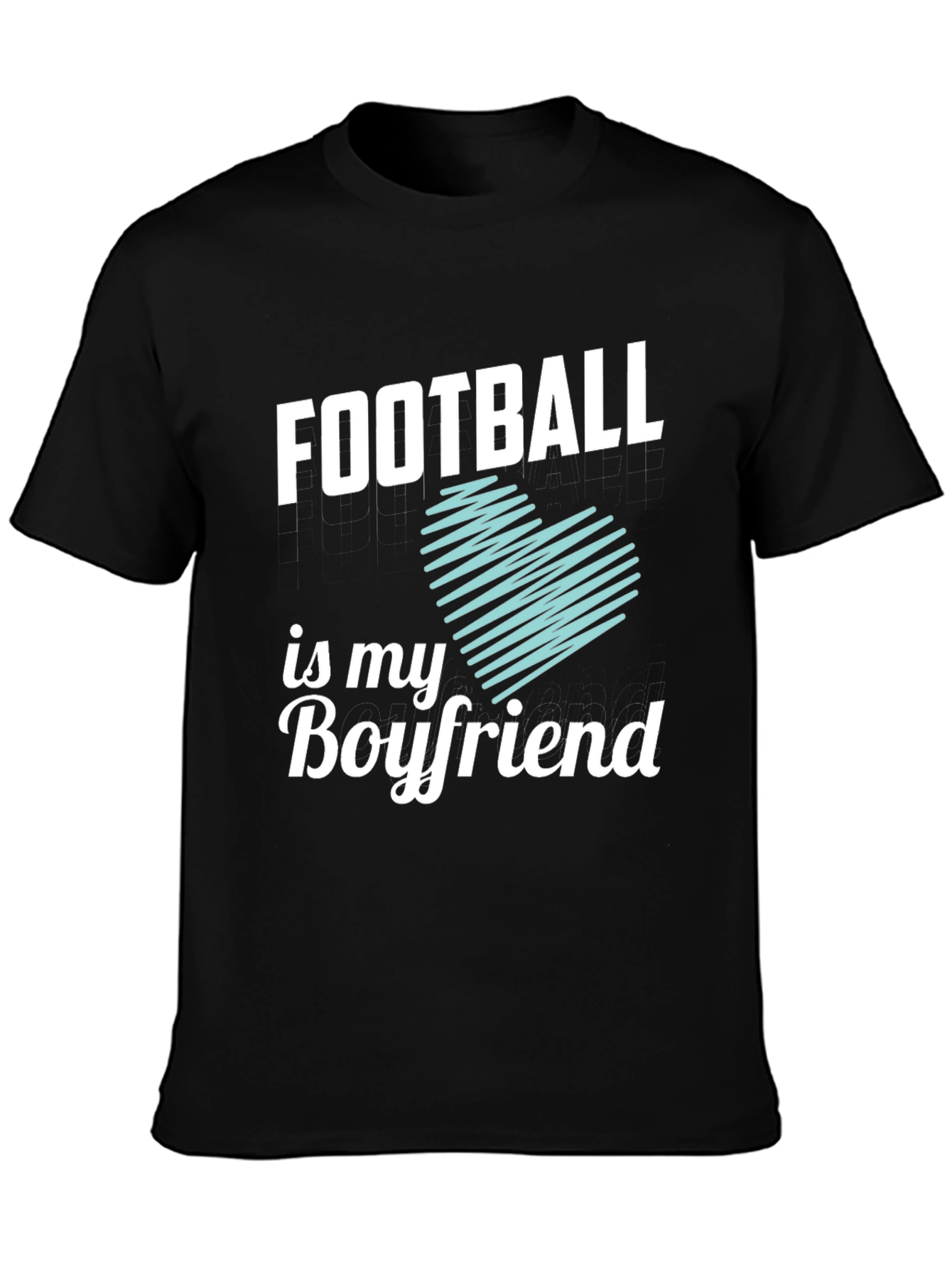 Football Is My Boyfriend Graphic Tee