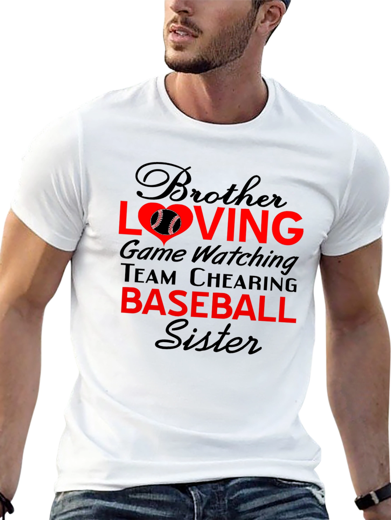 Brother Sister Baseball T-Shirt: Loving Game Day Tee