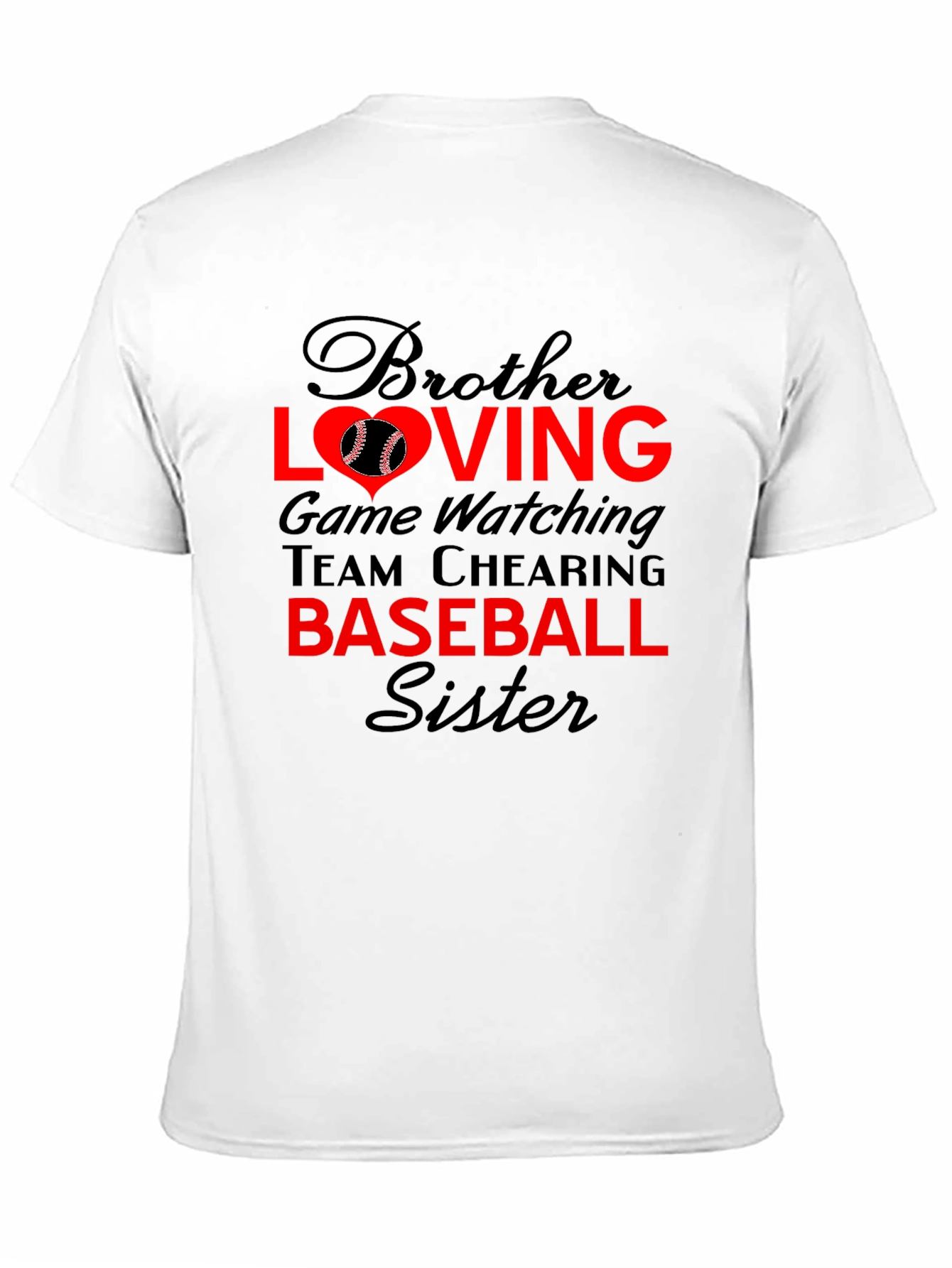 Brother Sister Baseball T-Shirt: Loving Game Day Tee