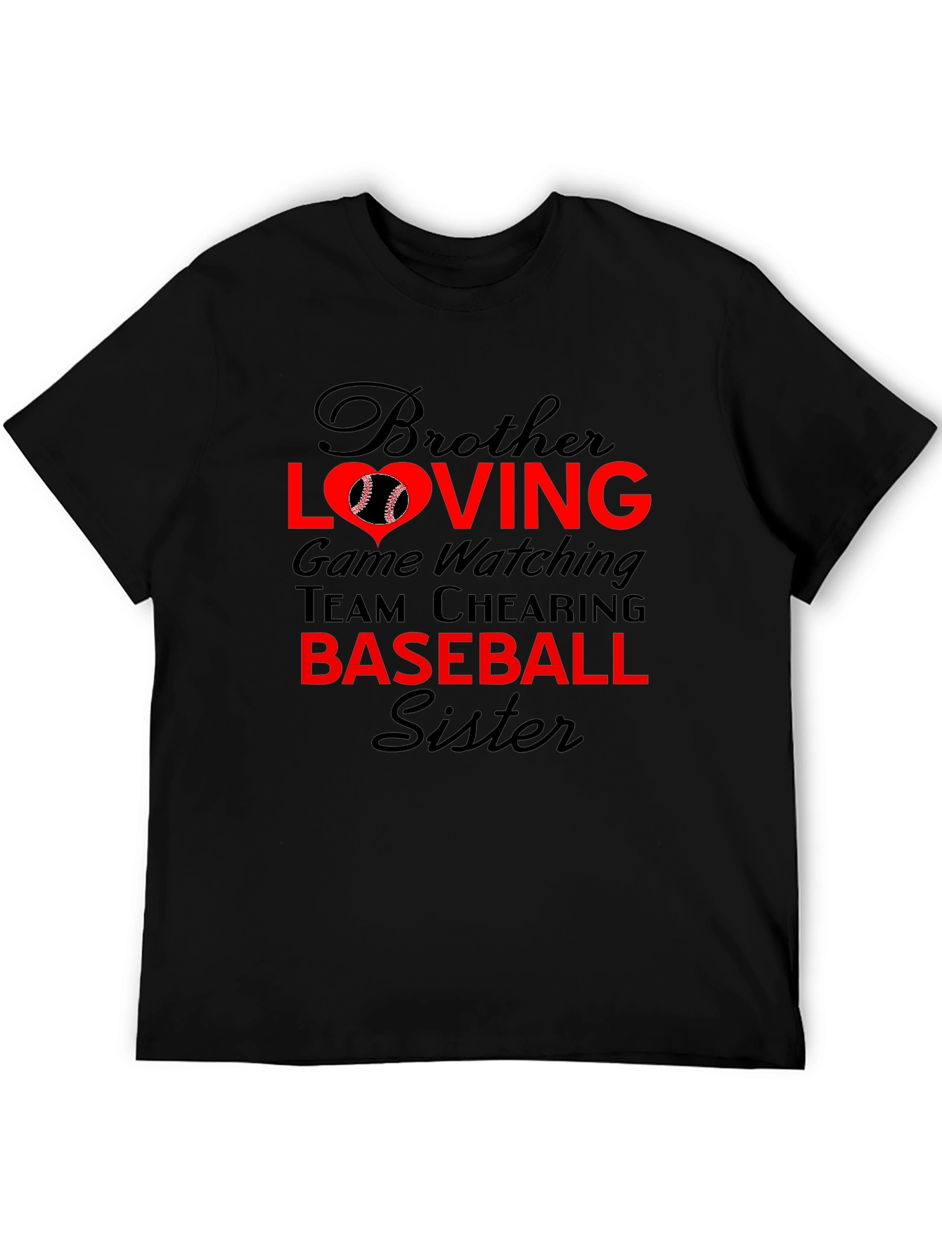 Brother Sister Baseball T-Shirt: Loving Game Day Tee