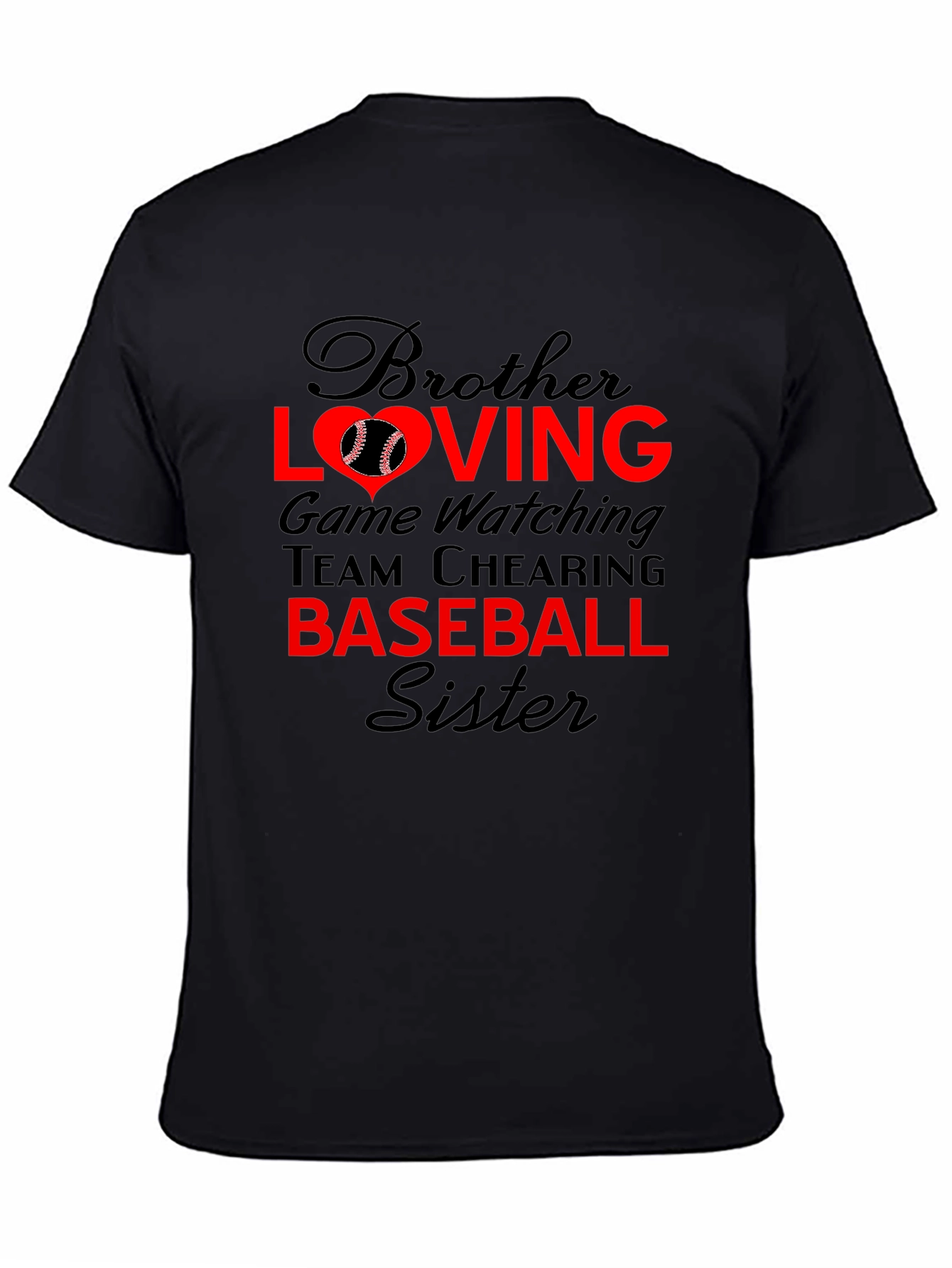 Brother Sister Baseball T-Shirt: Loving Game Day Tee