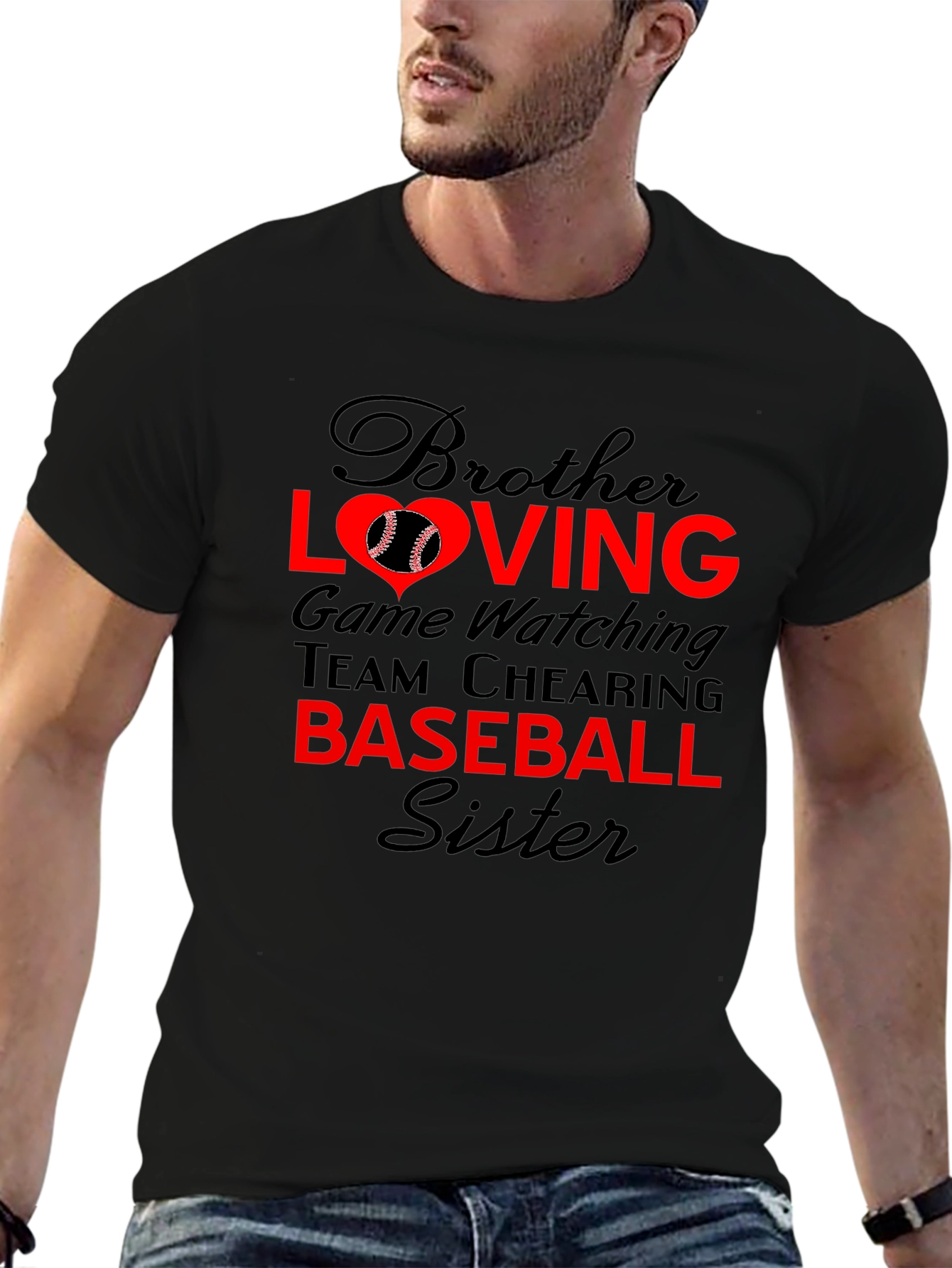 Brother Sister Baseball T-Shirt: Loving Game Day Tee