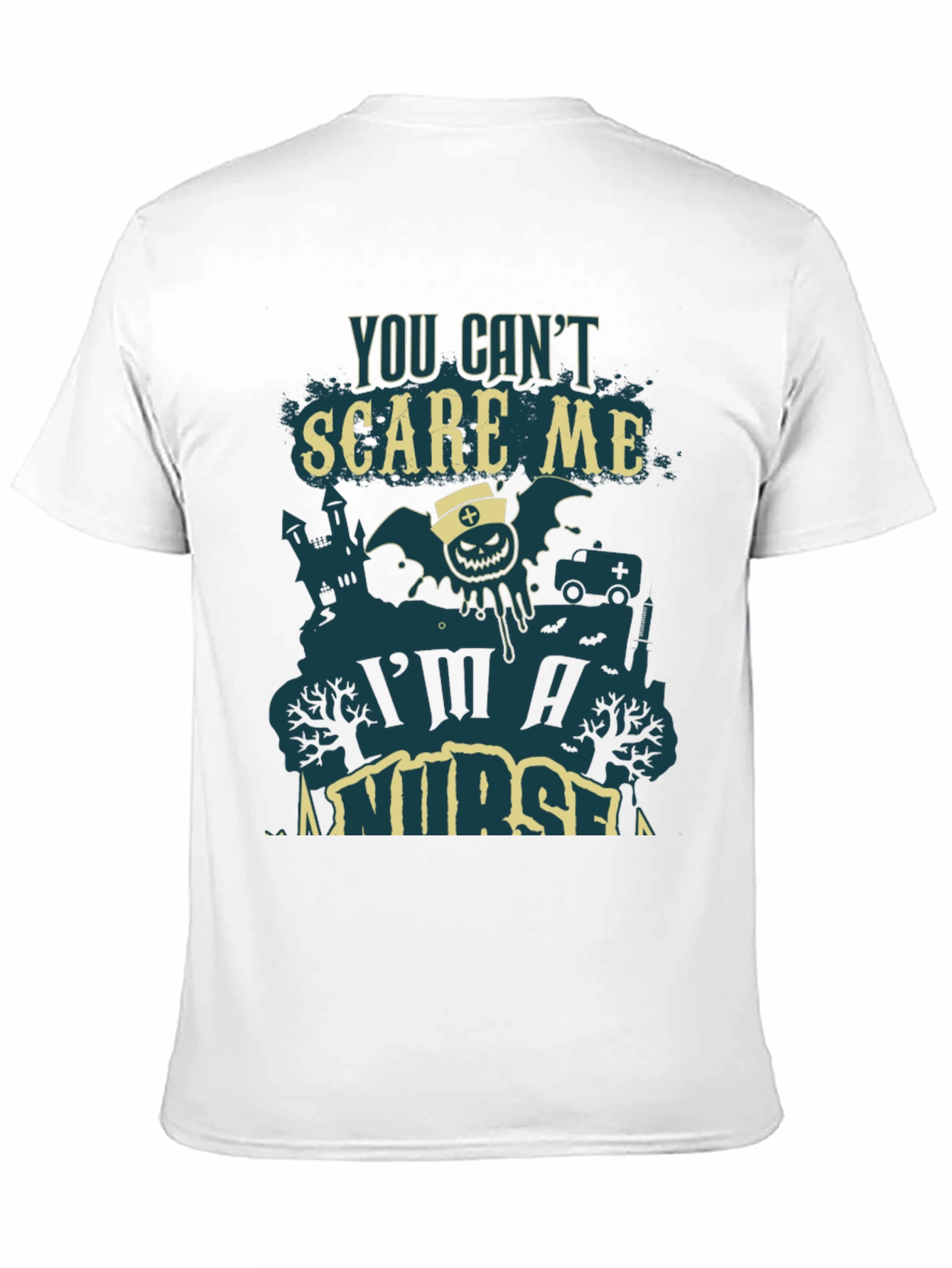 You Cant Scare Me Im A Nurse Halloween Tee