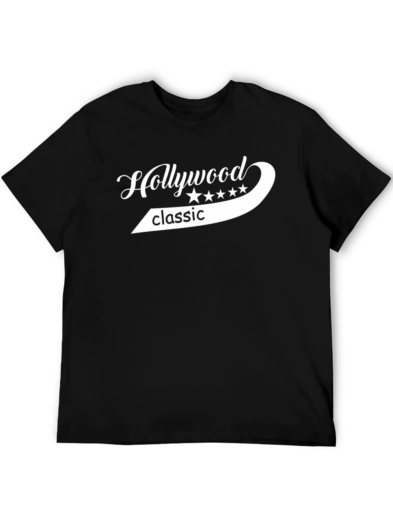 Hollywood Classic Graphic Tee - Soft Cotton Blend