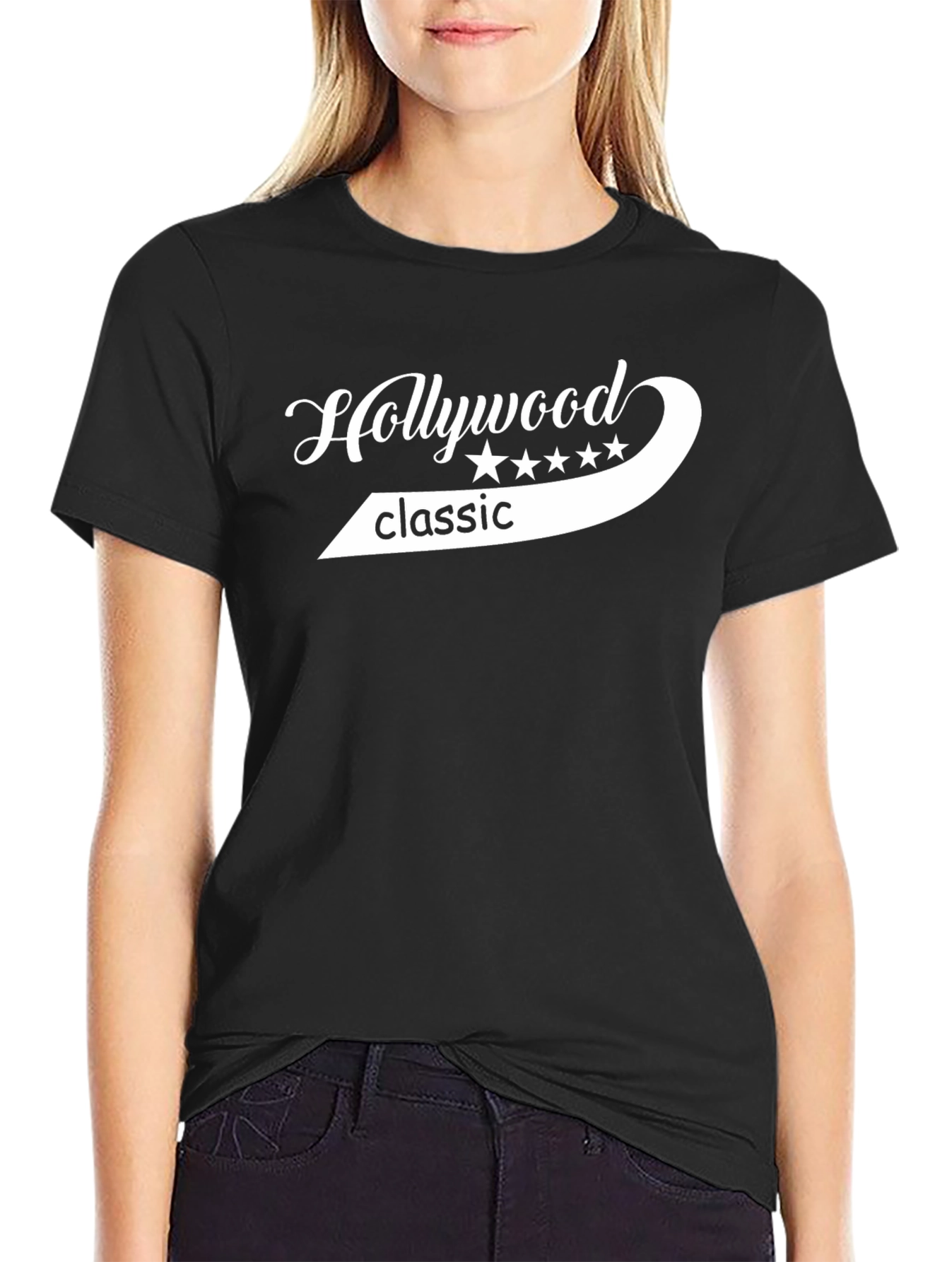 Hollywood Classic Graphic Tee - Soft Cotton Blend