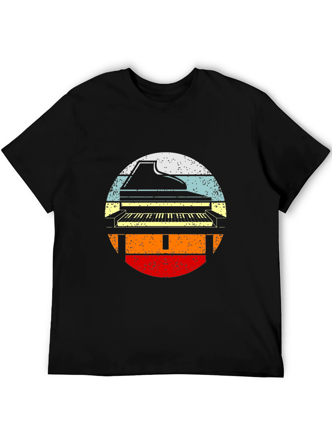 Retro Piano T-Shirt - Music Lovers Tee