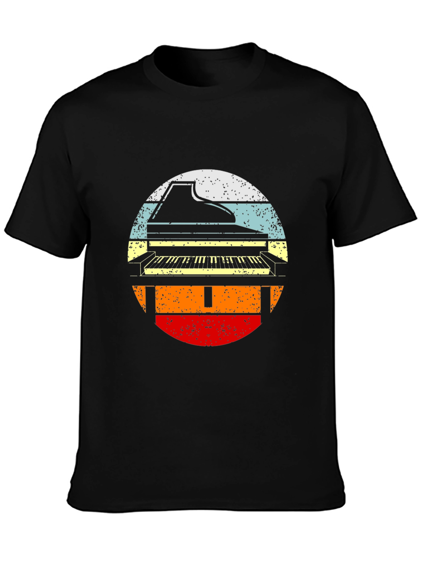 Retro Piano T-Shirt - Music Lovers Tee