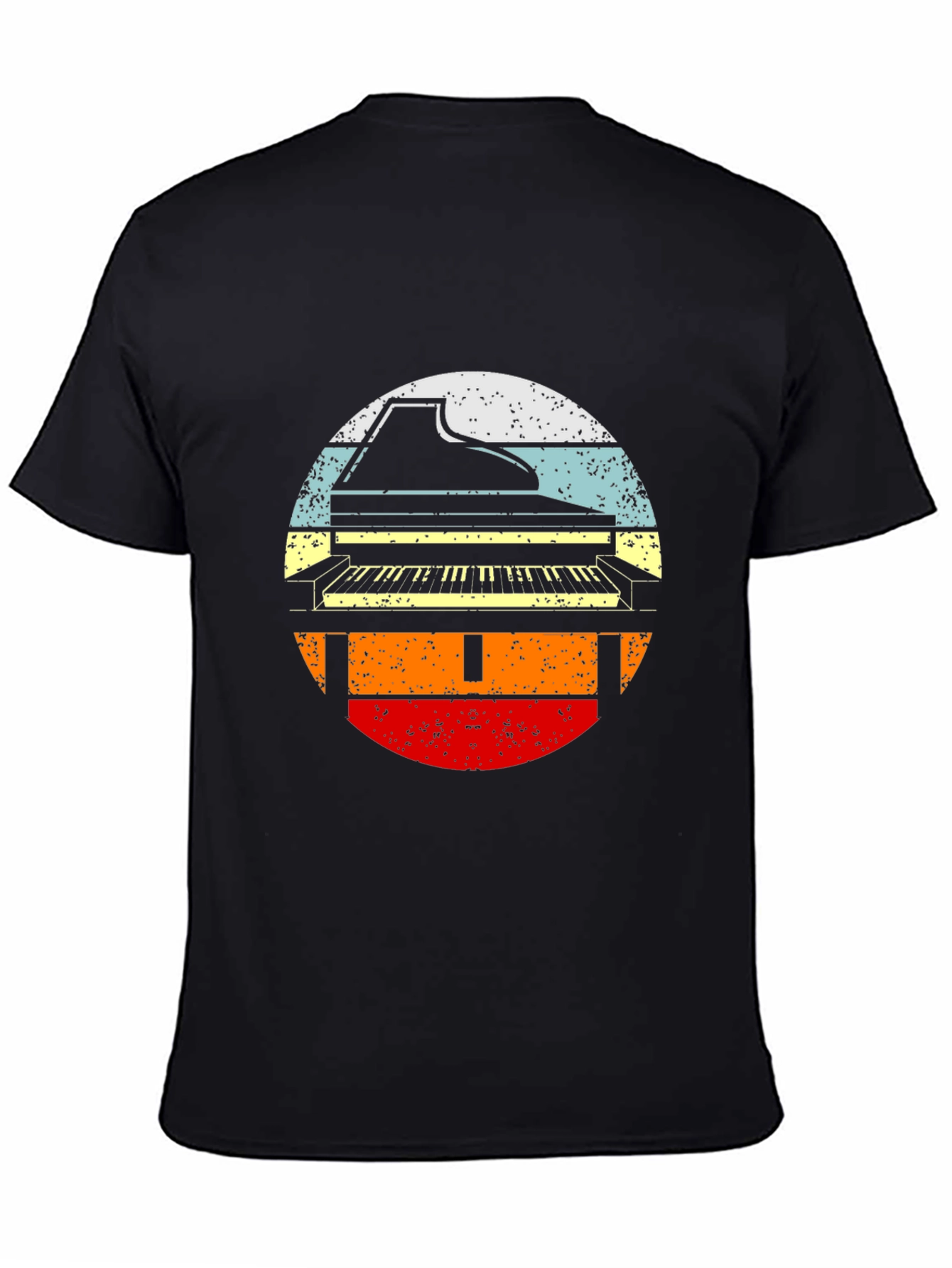 Retro Piano T-Shirt - Music Lovers Tee