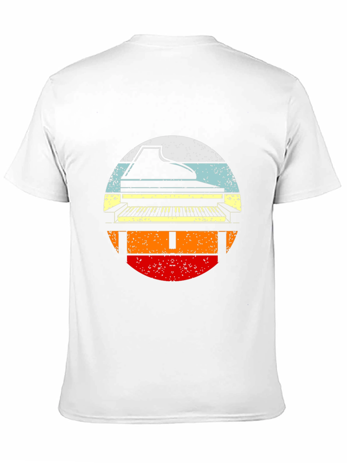 Retro Piano T-Shirt - Music Lovers Tee