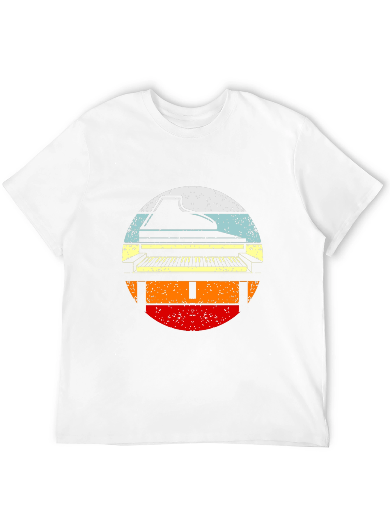 Retro Piano T-Shirt - Music Lovers Tee