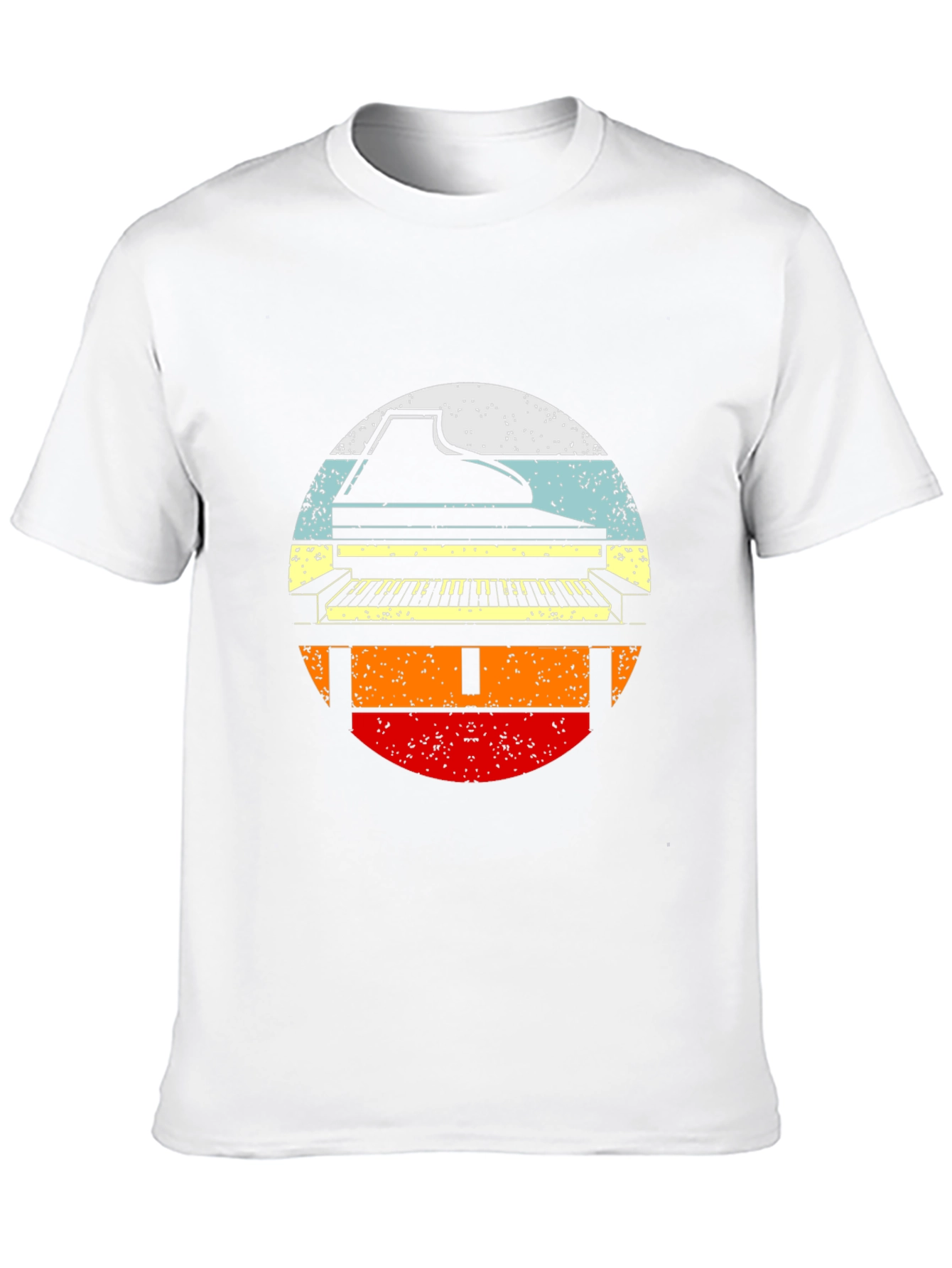 Retro Piano T-Shirt - Music Lovers Tee