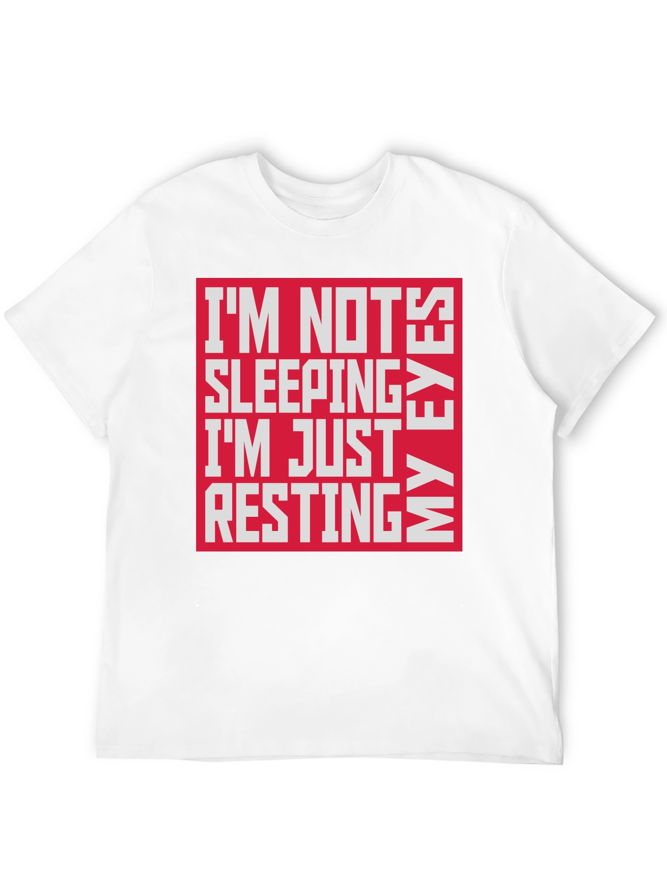 Funny Resting My Eyes Graphic Tee