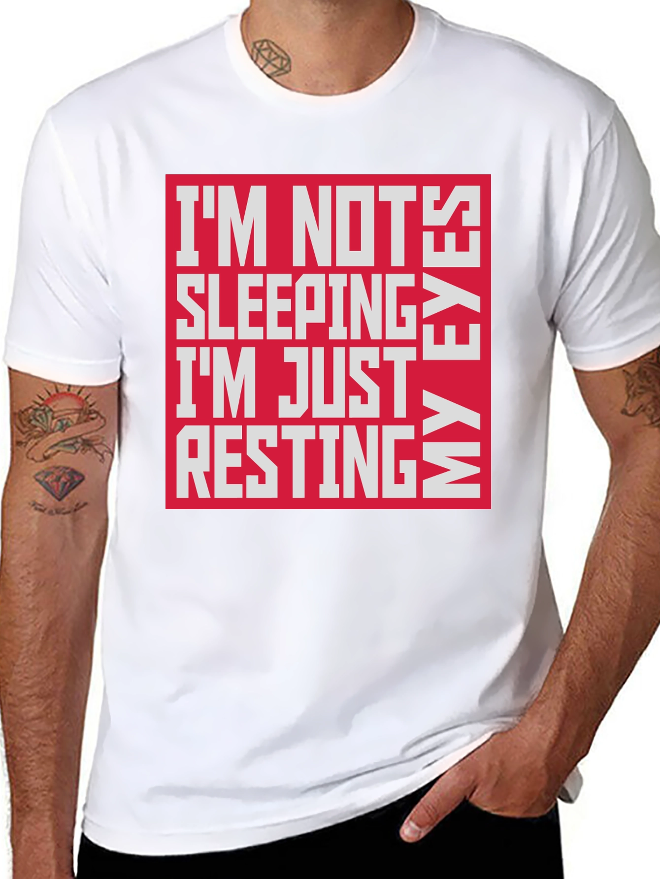 Funny Resting My Eyes Graphic Tee