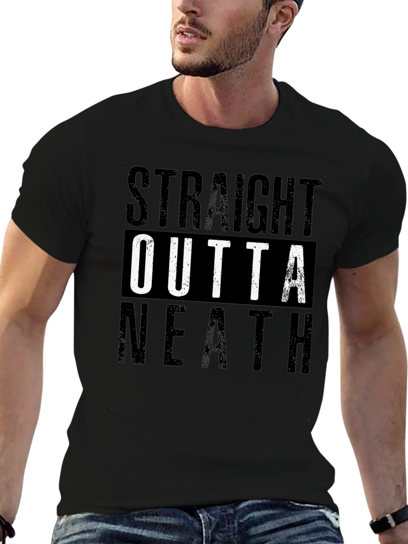 Straight Outta Neath Graphic T-Shirt
