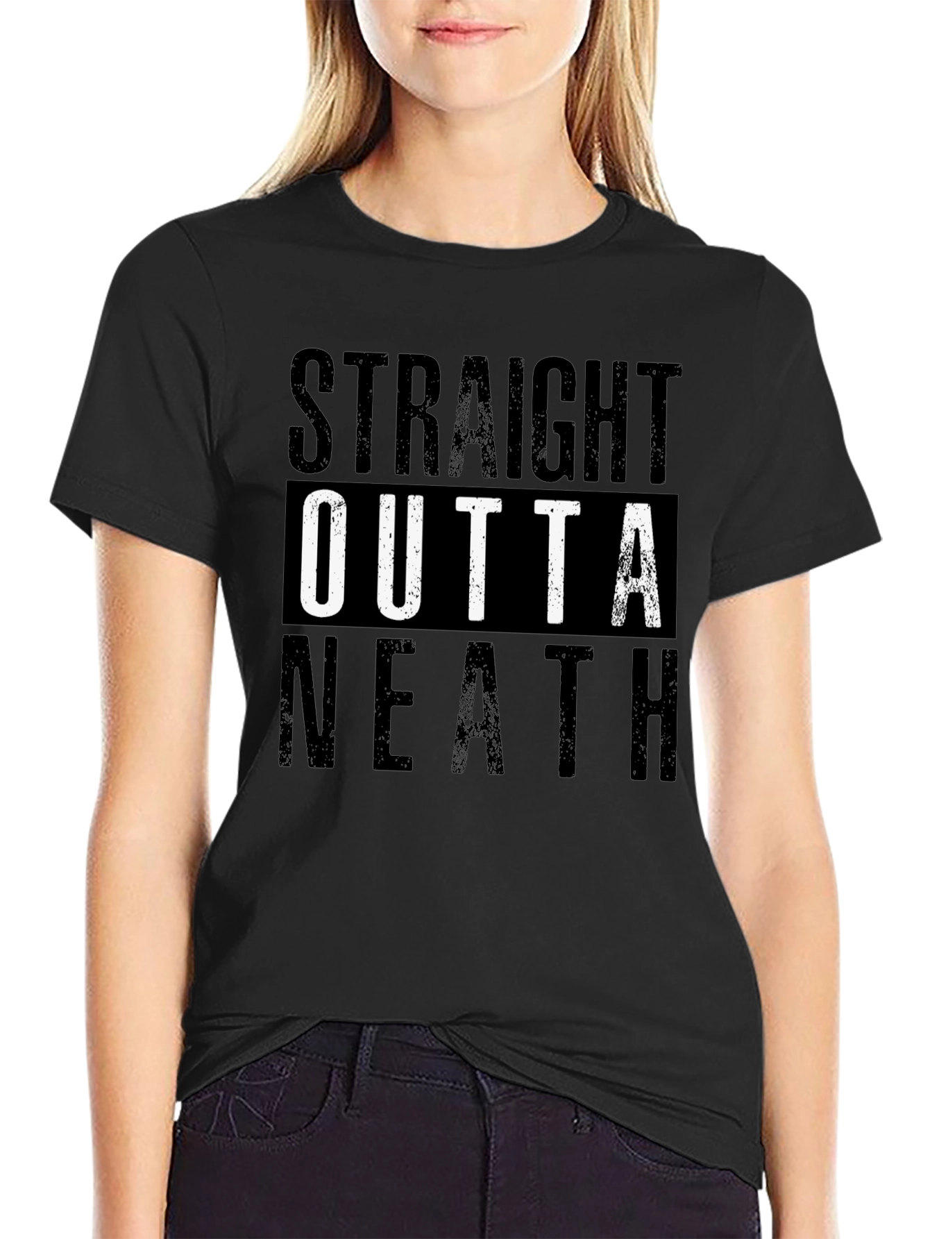 Straight Outta Neath Graphic T-Shirt